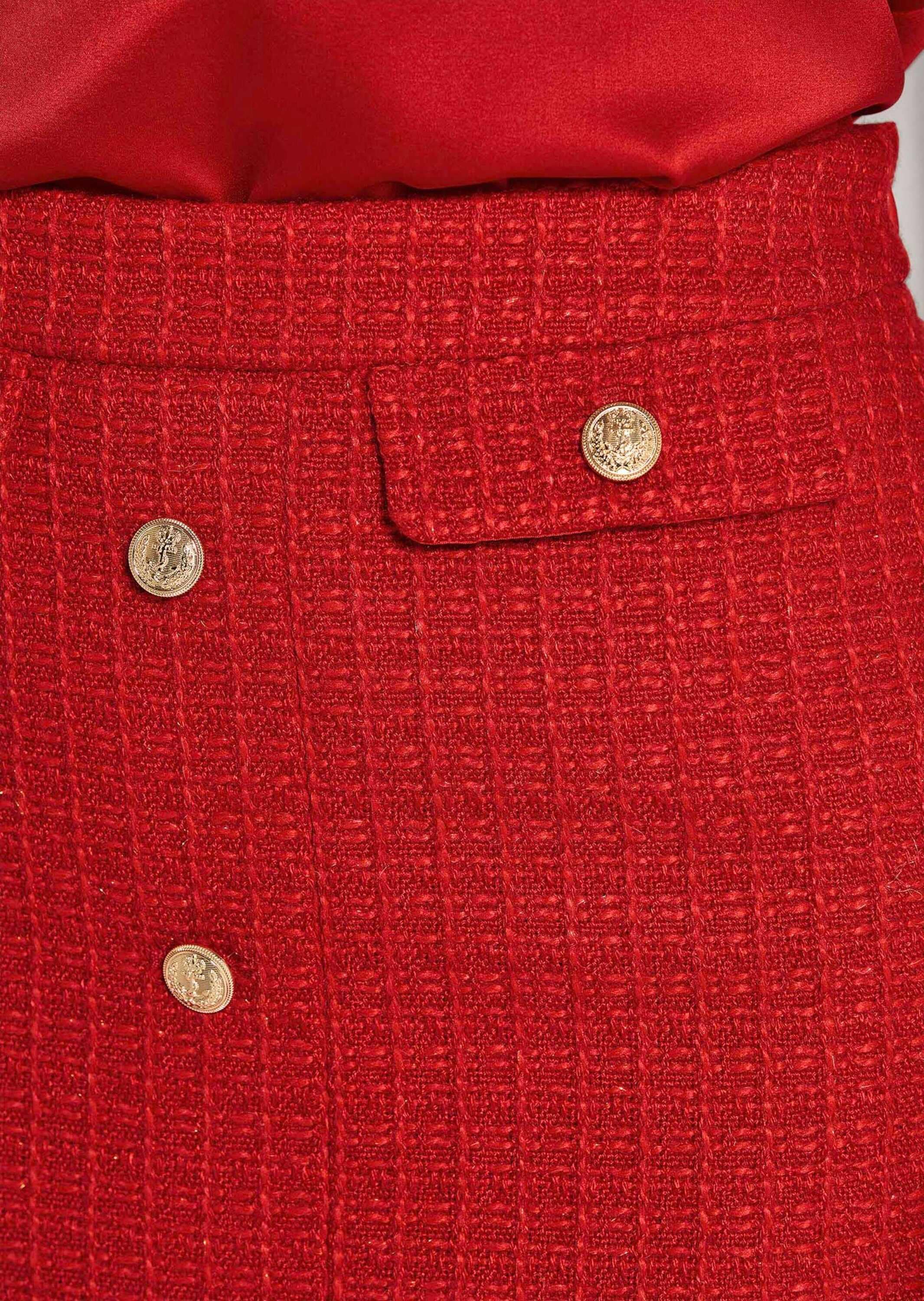 MADELEINE Sommerrock »Rock Schlanker Bleistift-Rock mit Glanz-Akzenten«