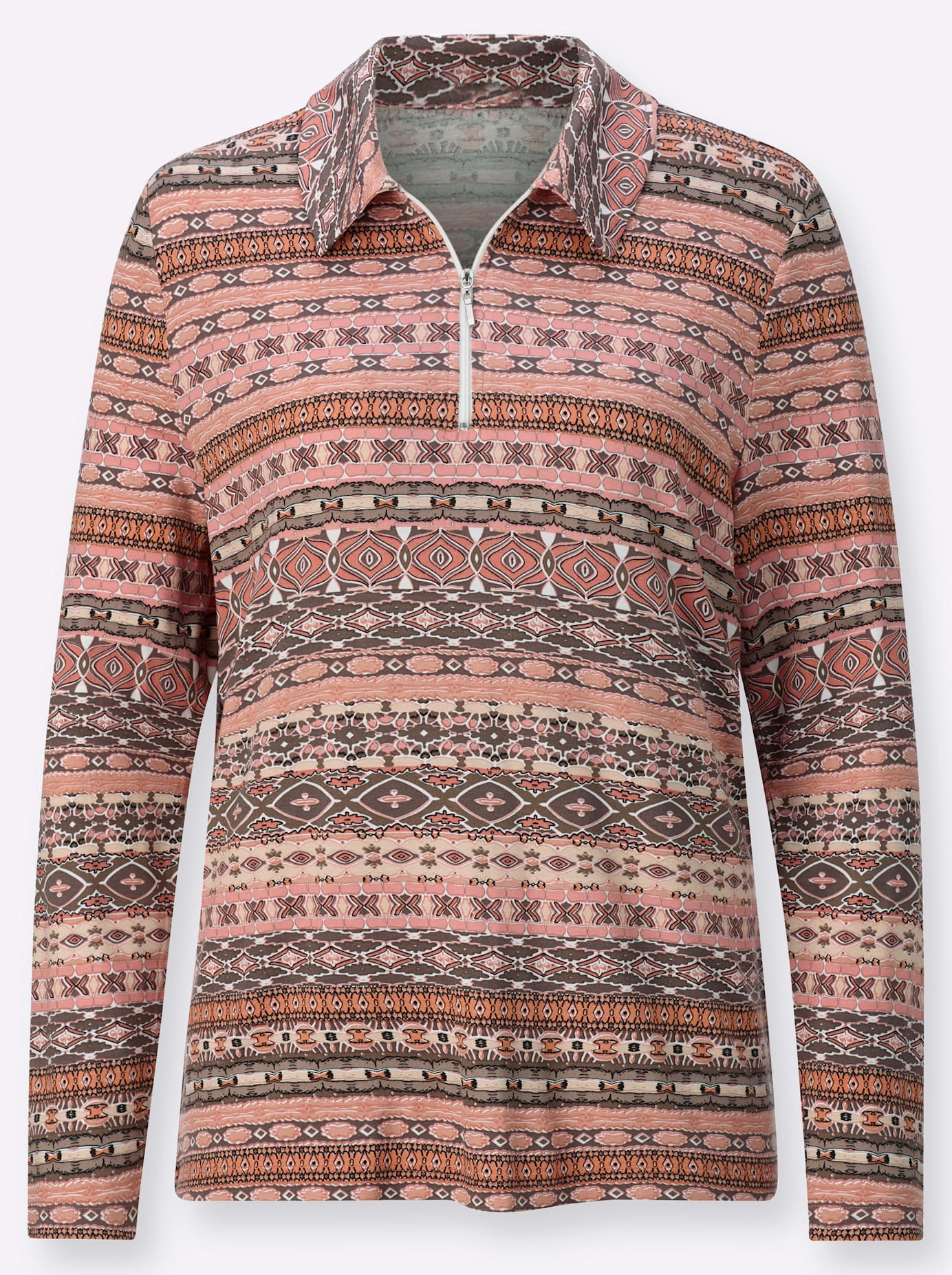 Casual Looks Poloshirt »Druck-Shirt«, (1 tlg.)
