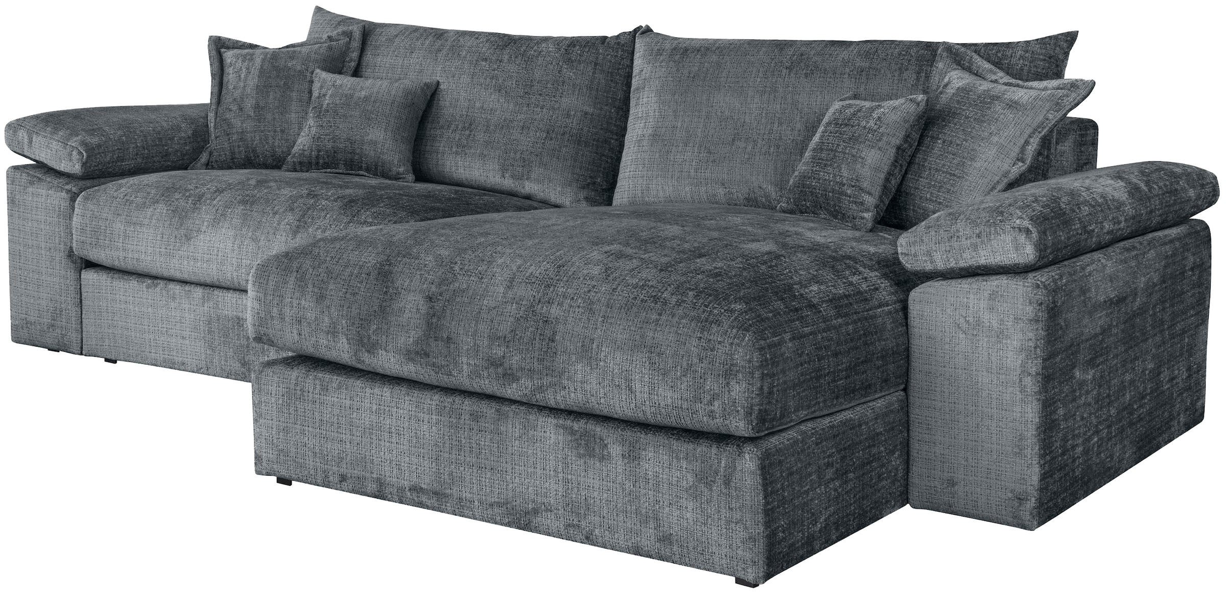 Home affaire Ecksofa »Soft&Cosy XXL L-Form - Breite 303 cm«, Mega-Sofa, Cord oder Chenille-Struktur, Federkern-Polsterung