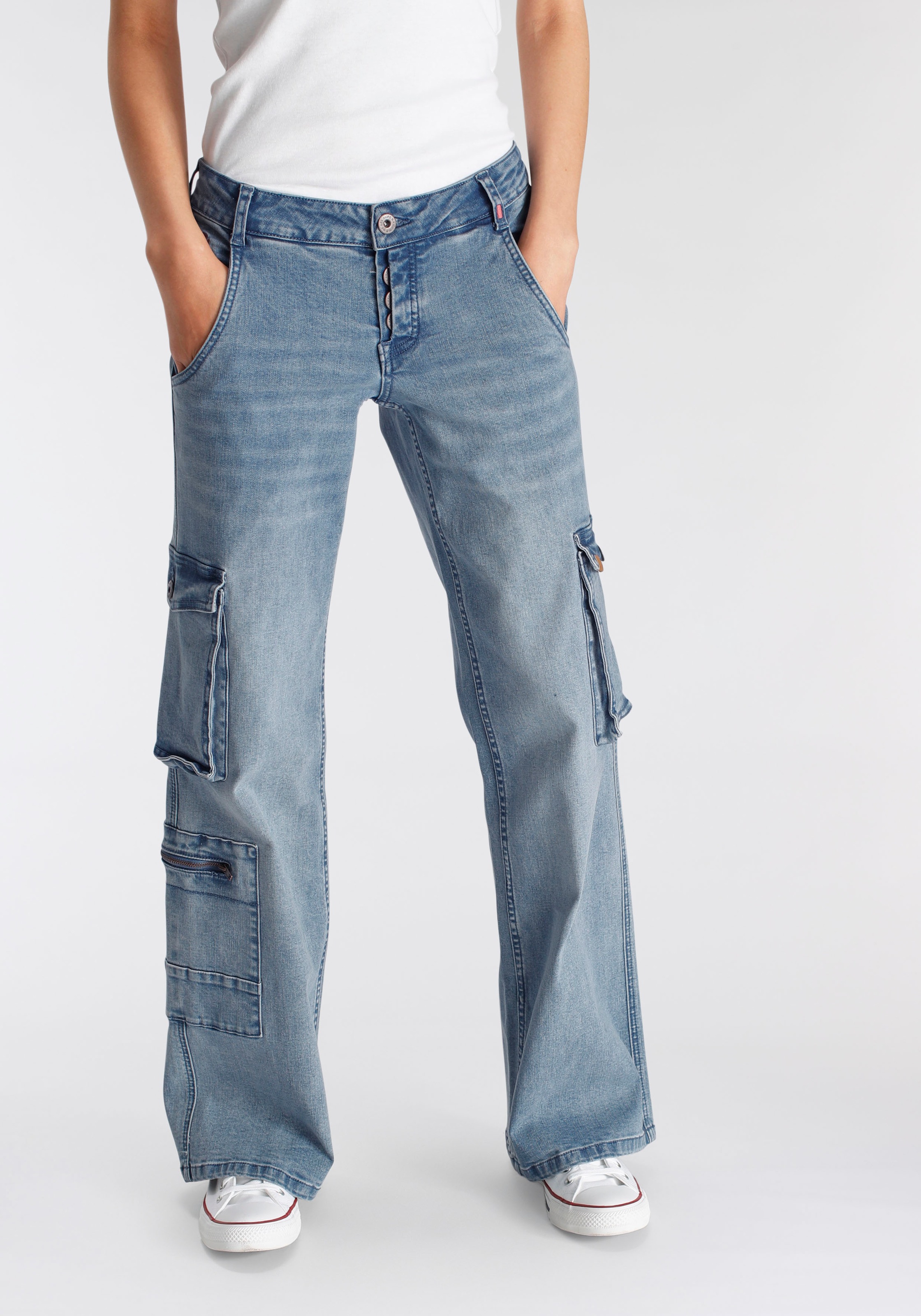 OTTO & Low-rise-Jeans bei Kickin Alife »Cargo-Jeans KyraAK«, KOLLEKTION NEUE