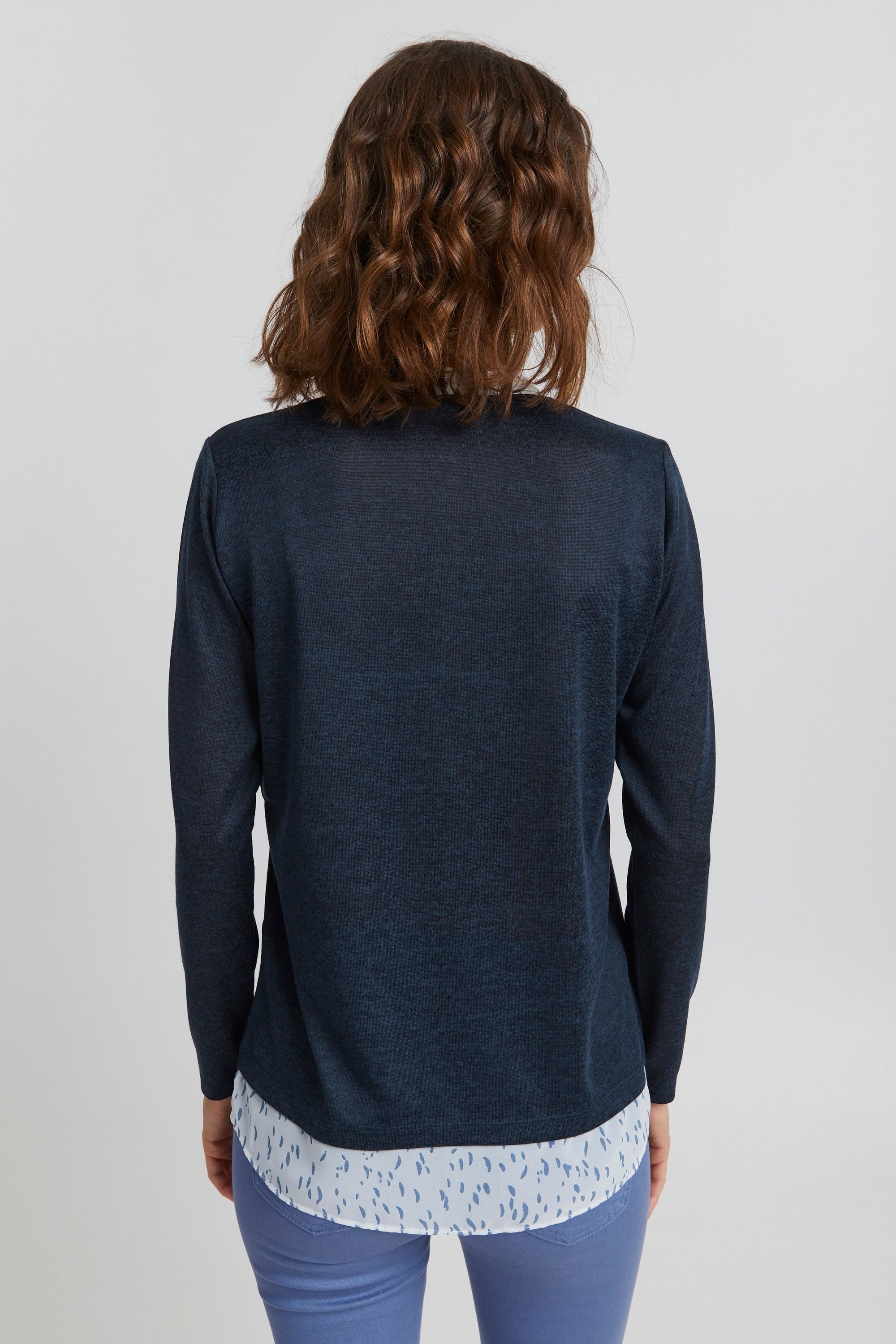 fransa Strickfleece-Pullover »Strickpullover FRFerexan«