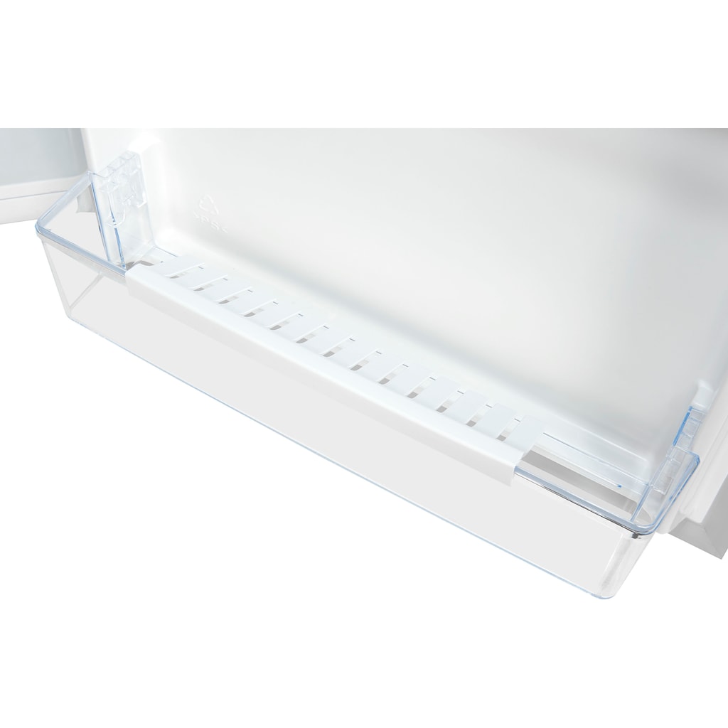 exquisit Vollraumkühlschrank »KS16-V-H-010E weiss«, KS16-V-H-010E inoxlook, 85 cm hoch, 56 cm breit