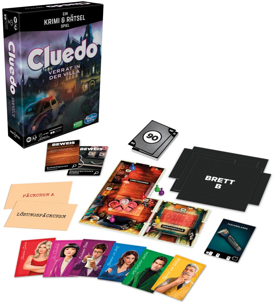 Hasbro Spiel »Hasbro Gaming, Cluedo Verrat in der Villa«