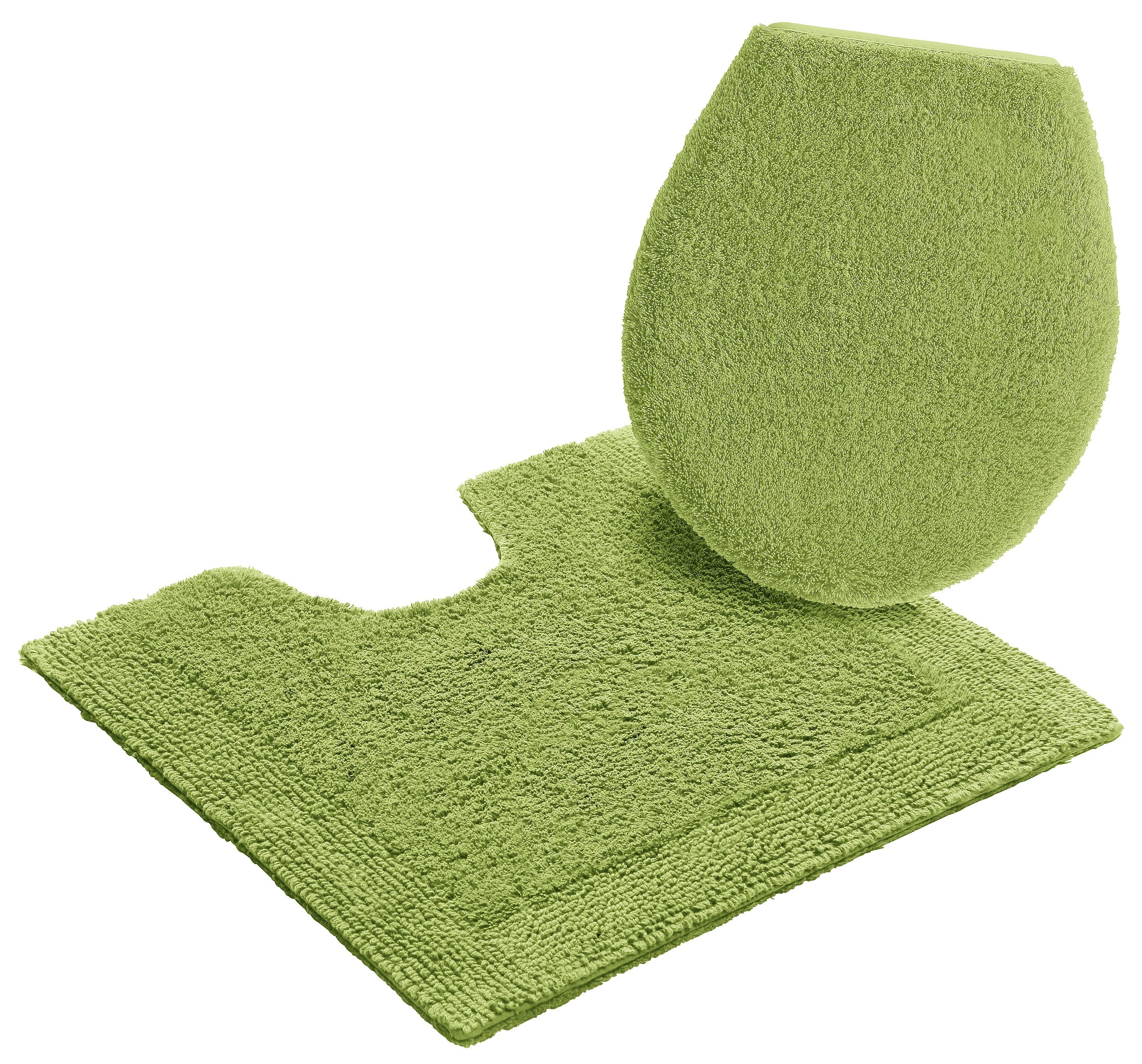my home Badematte »Kapra, Badvorleger, Badezimmer Teppich«, beidseitig nutzbar-fußbodenheizungsgeeignet-strapazierfähig, mit Bordüre, Badteppich, Badematte, Baumwolle