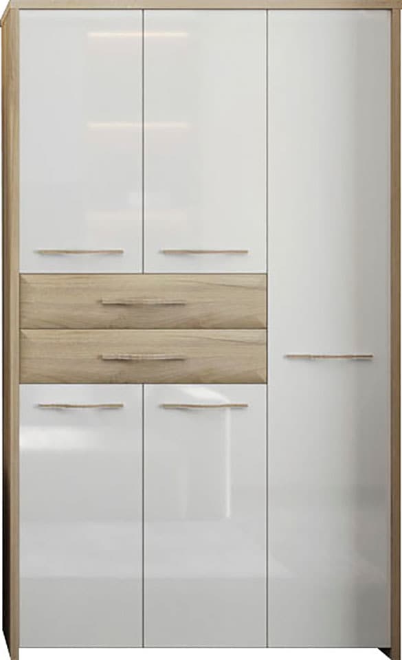 Home affaire Garderobenschrank »Gala«, hochwertig UV lackiert, Soft-Close-Funktion, Höhe 192cm