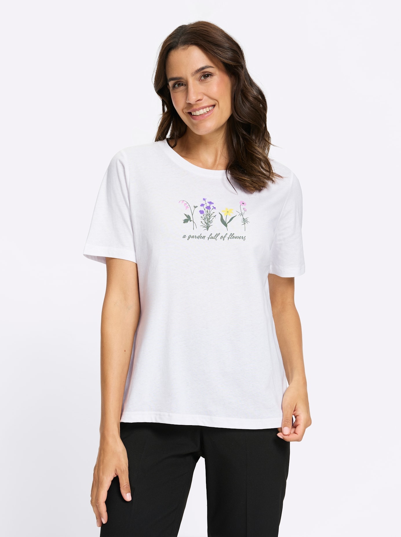 Inspirationen Rundhalsshirt »Rundhals-Shirt« 1 tlg.