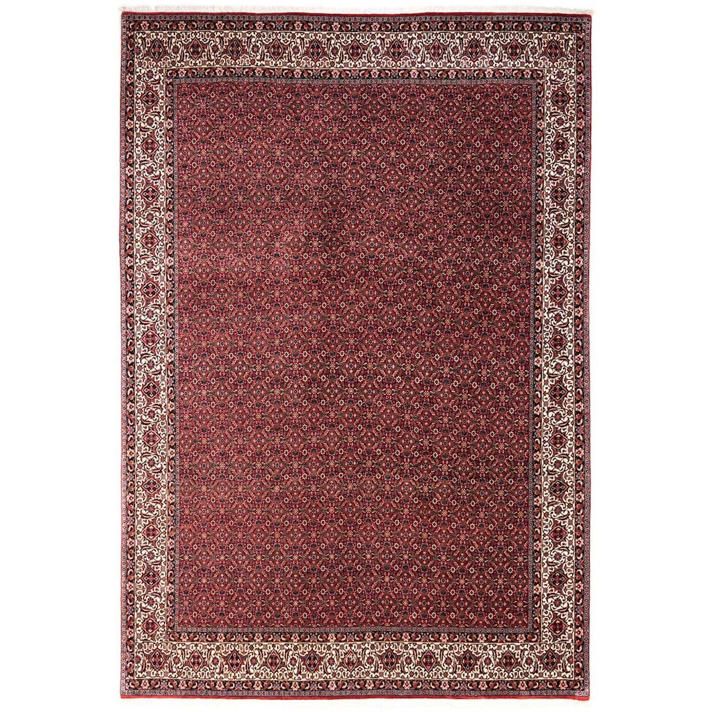 morgenland Wollteppich »Bidjar Takab Stark Gemustert Rosso 343 x 251 cm«, rechteckig