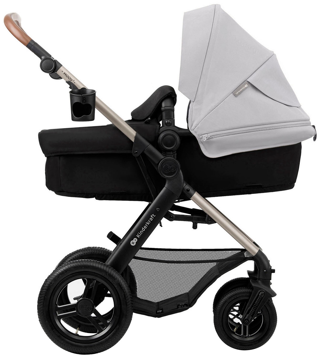 Kinderkraft Kombi-Kinderwagen »MOOV 2 Air 3IN1« 27 kg mit Luftreifen