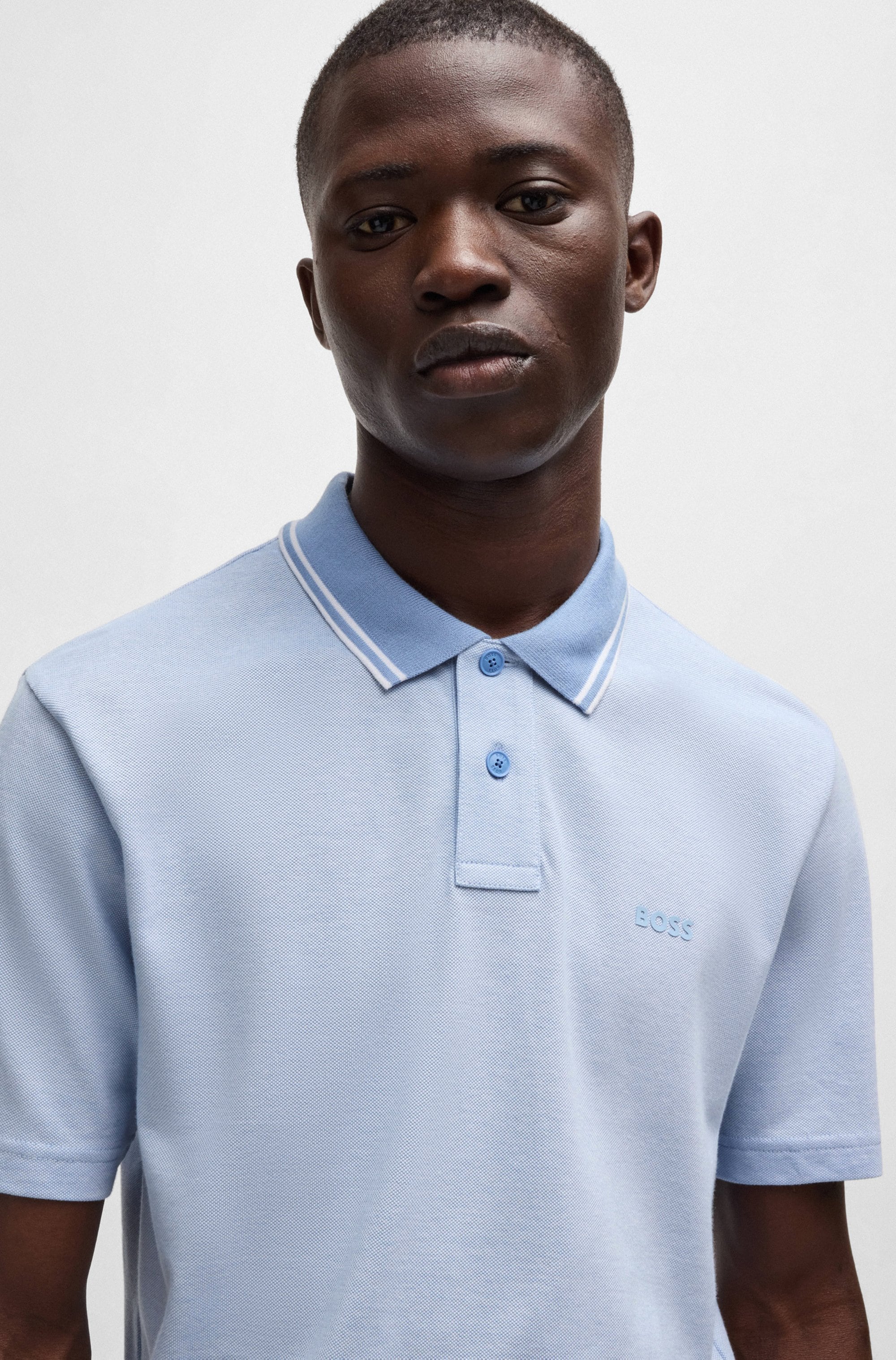 BOSS ORANGE Poloshirt »PeoxfordNew«, mit Polokragen