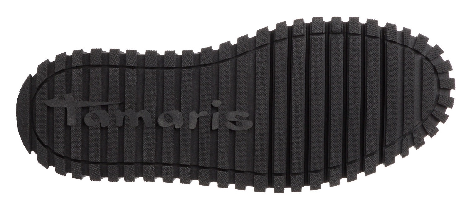 Tamaris Chelseaboots, Plateau, Stiefelette, Boots mit beidseitigem Stretcheinsatz