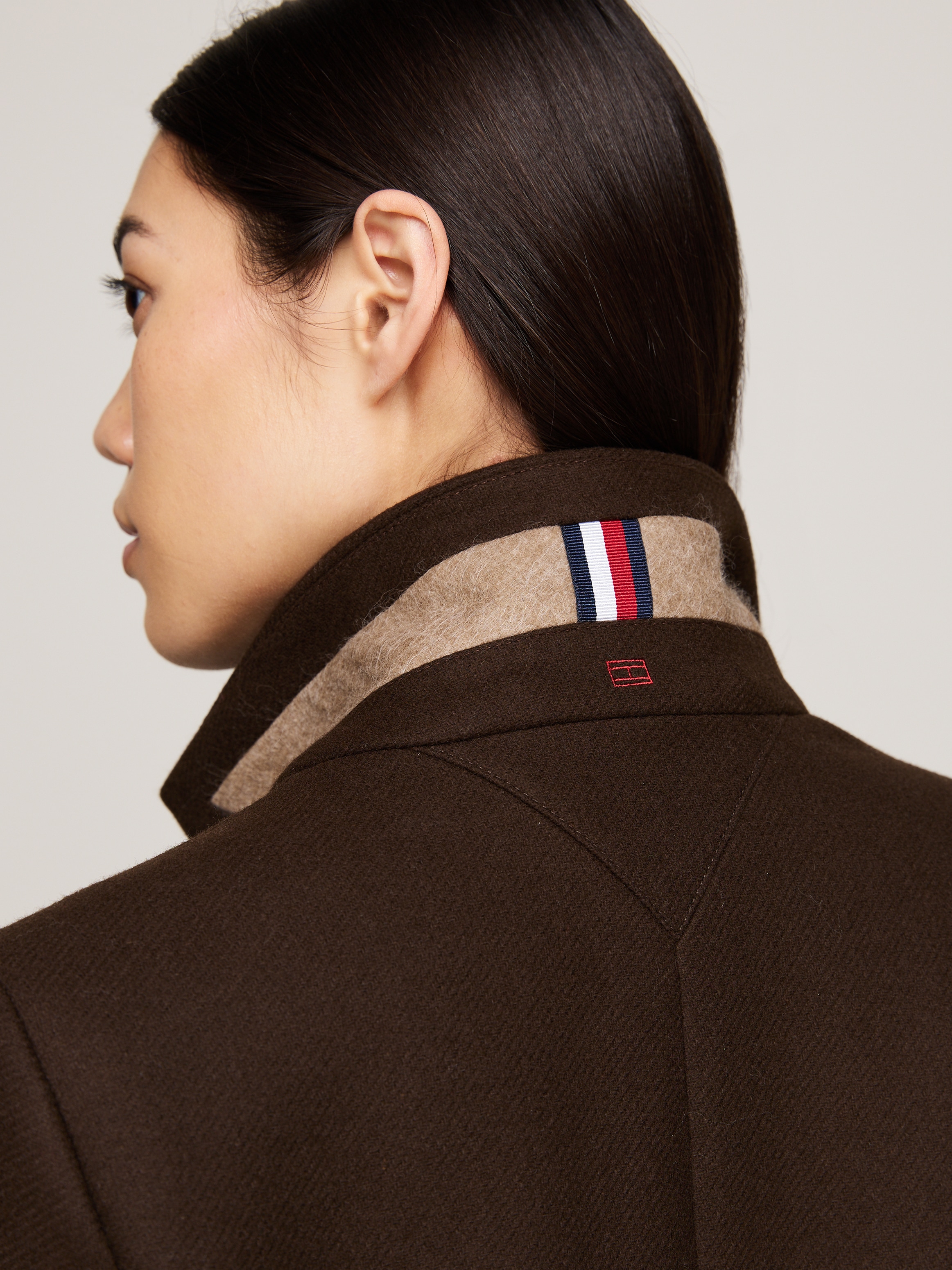 Tommy Hilfiger Langmantel, mit Logoprägung
