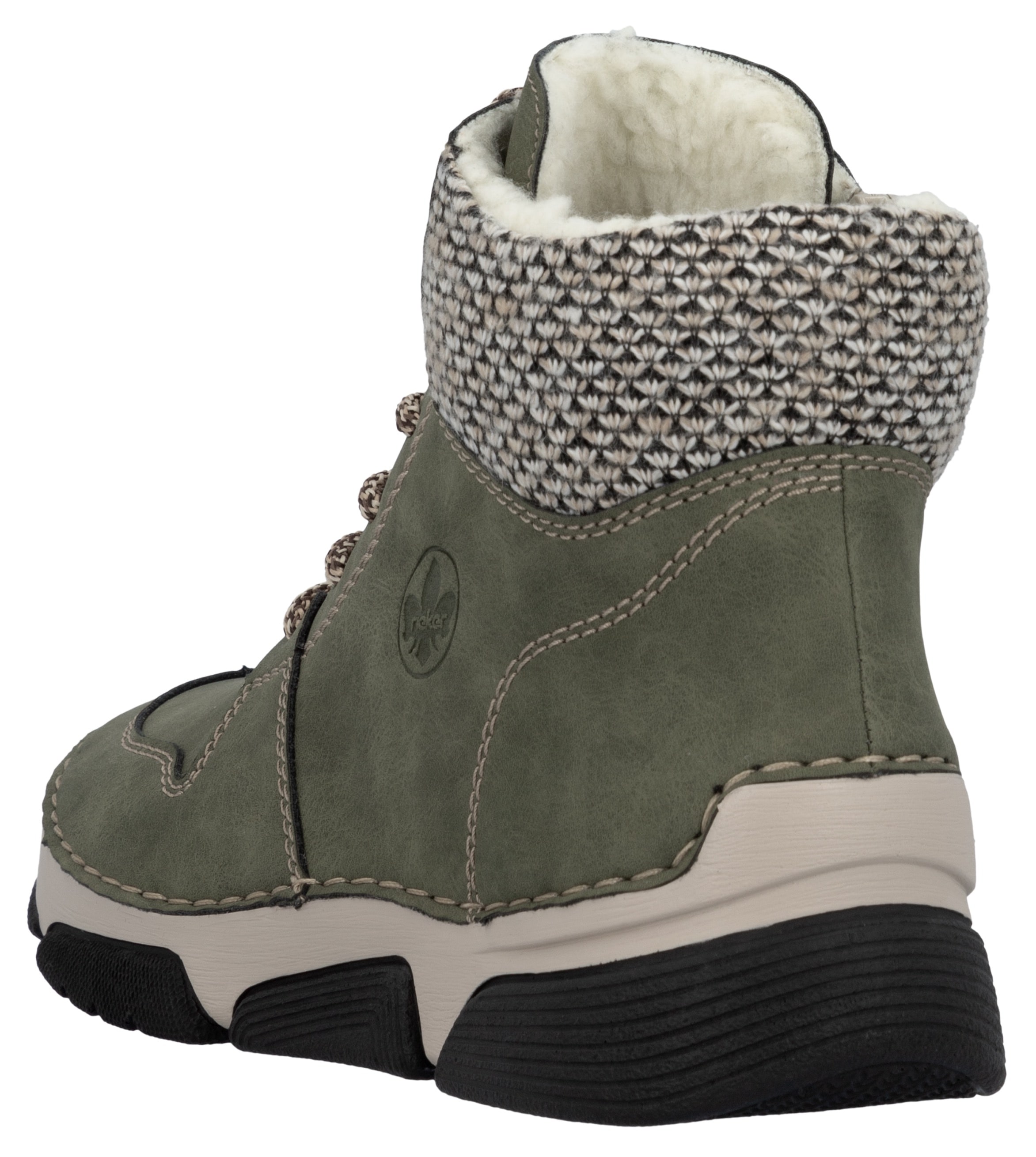 Rieker Winterboots, Schnürboots, Stiefelette mit praktischem Innenreißverschluss