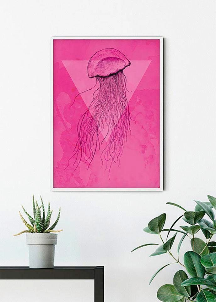 Pink«, Poster St.), Tiere, Schlafzimmer, Wohnzimmer Online Shop im Komar Kinderzimmer, »Jellyfish (1 OTTO