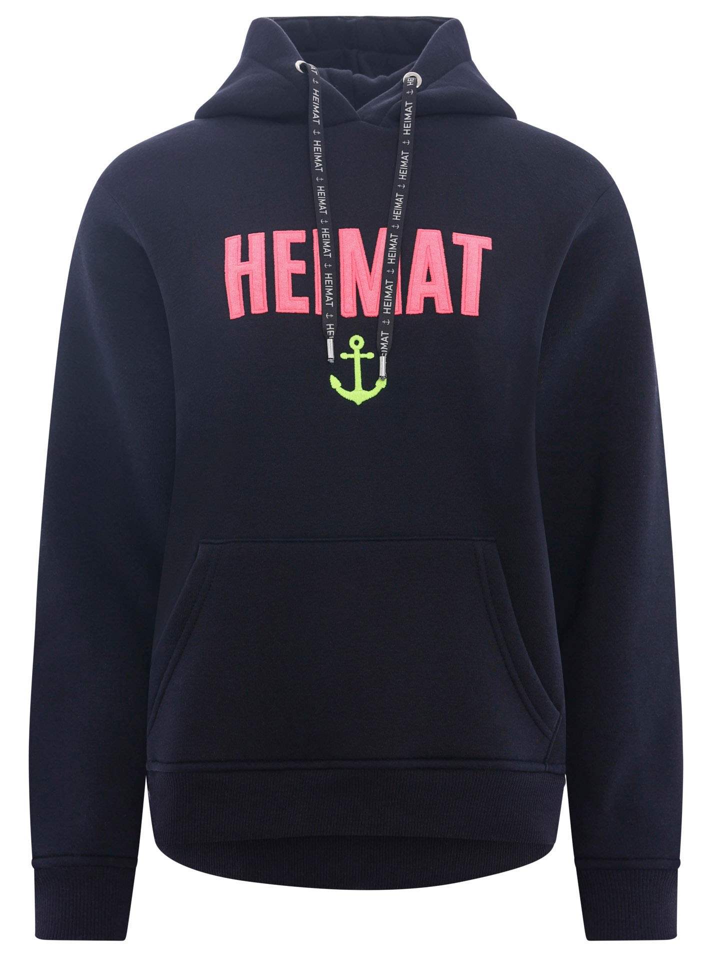 Sweatshirt, mit "Heimat"-Schriftzug, Ankermotiv und Details am Rücken