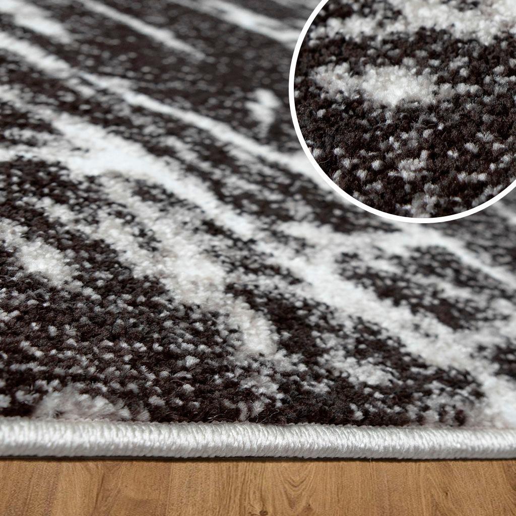 my home Teppich »Tjara«, rechteckig, 9 mm Höhe, Marmor-Design, mit besonders weichem Flor, Kurzflor, dichte Qualität