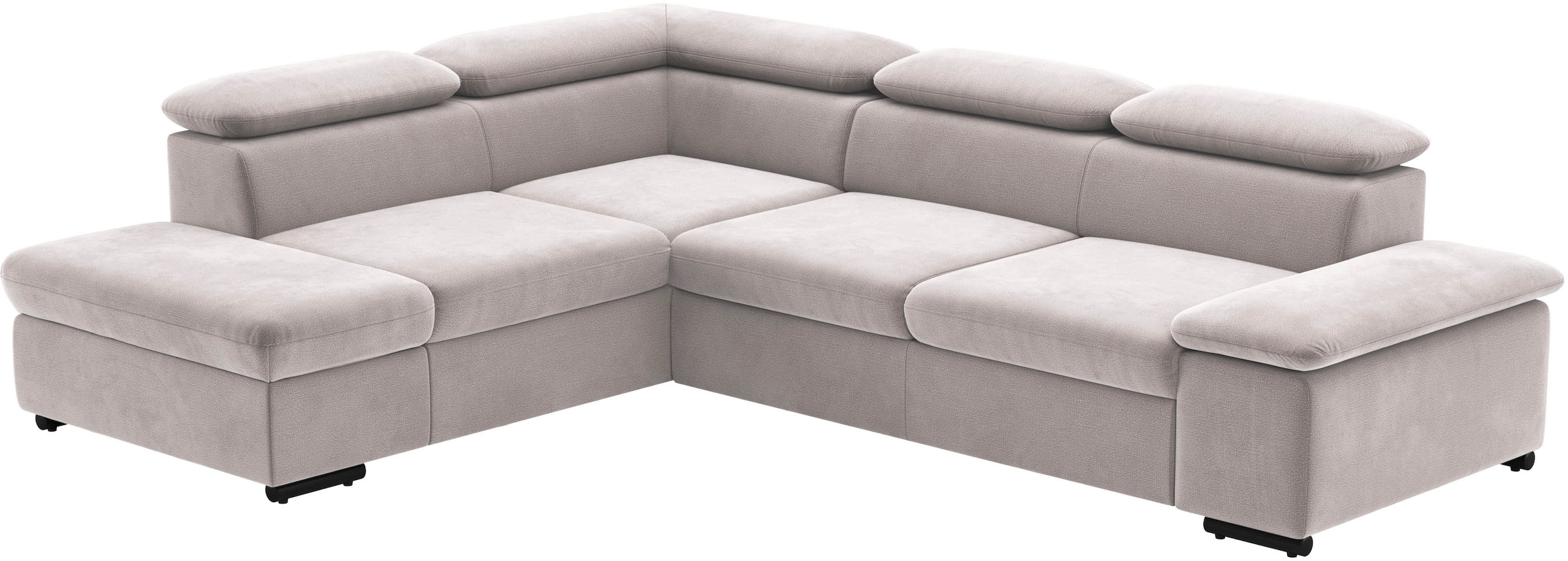 sit&more Ecksofa »Alcudia L-Form«, mit Armteilverstellung, optional Kopfteilverstellung und Bettfunktion