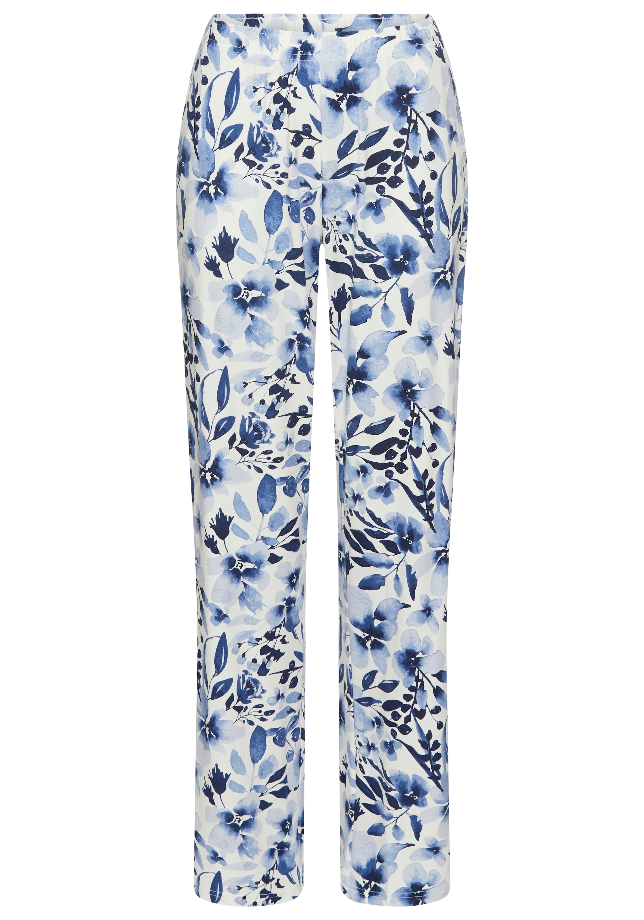 LASCANA Pyjama Set, 2 mit bedruckter Hose