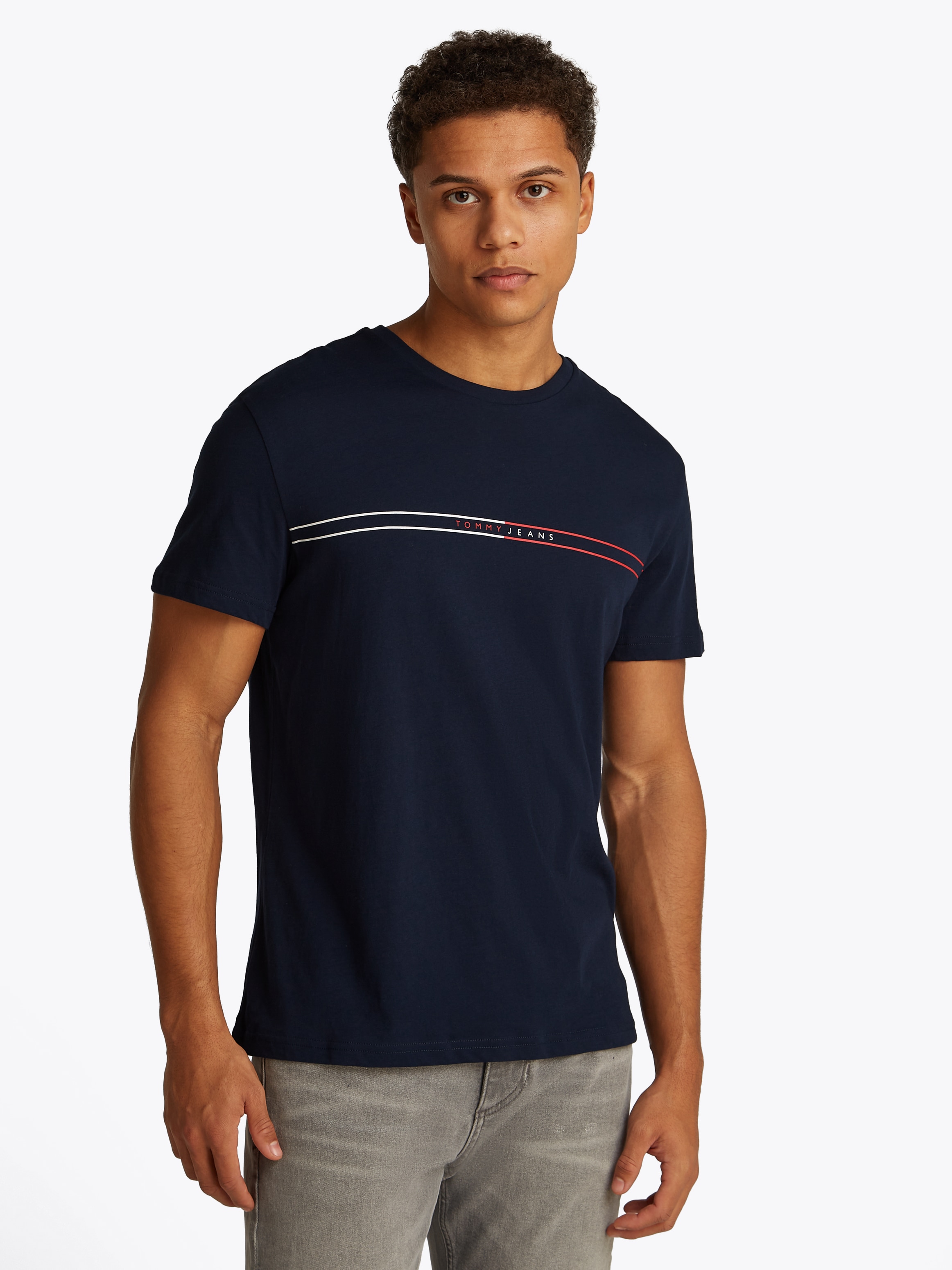 Tommy Jeans T-Shirt »TJM SLM ENTRY GRPHC T EXT 2 PCK«, (Packung, 2 tlg., 2er)
