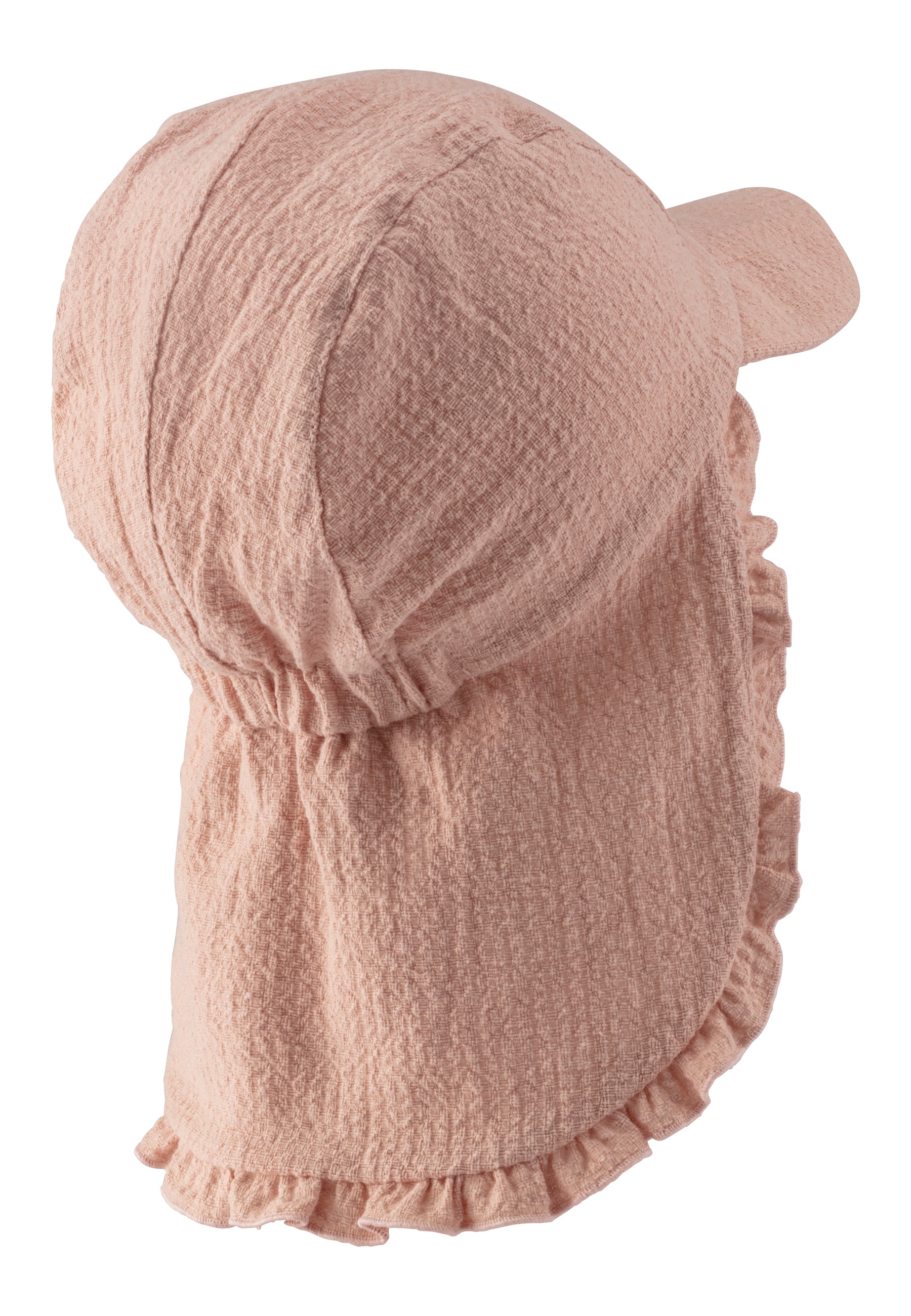 Sterntaler® Schirmmütze »Schirmmütze mit Nackenschutz Rüsche«