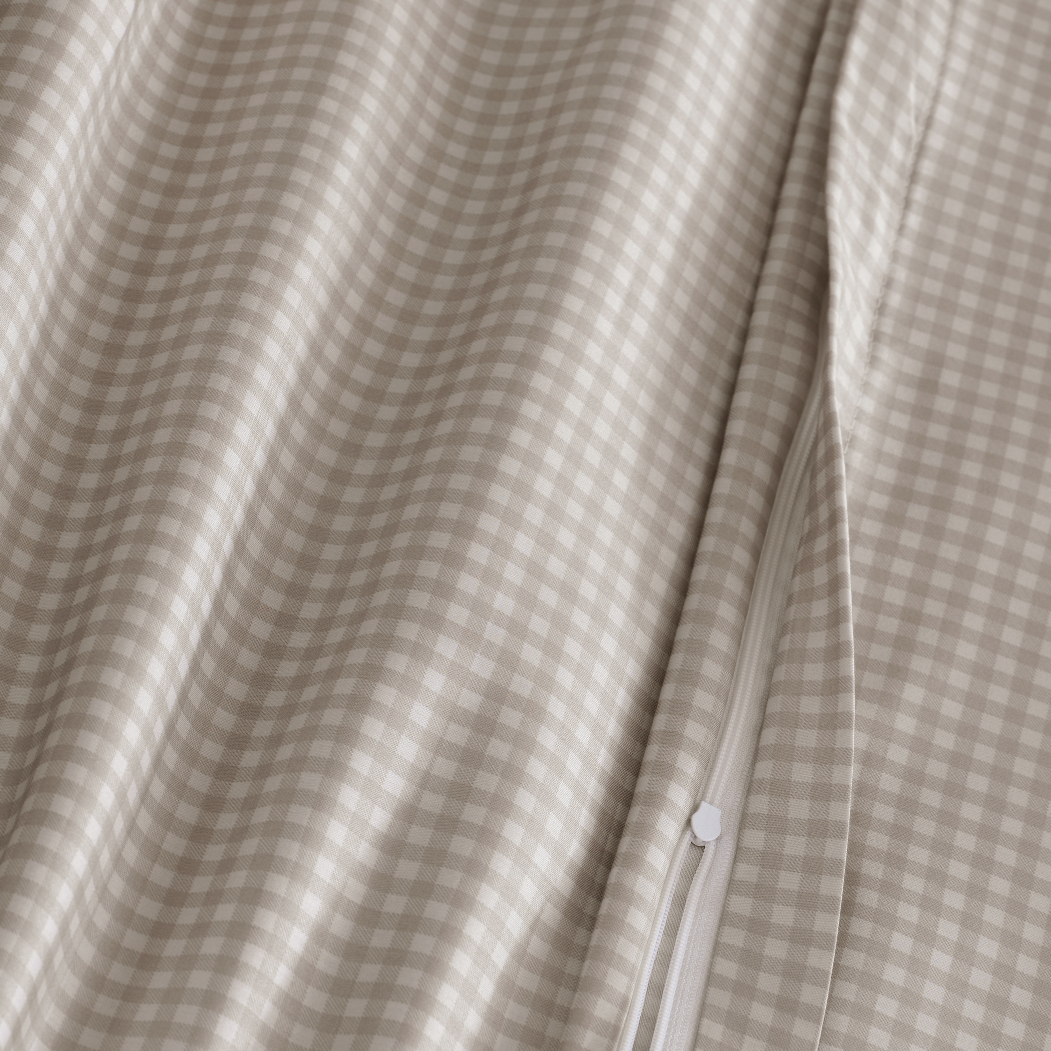 Florella Bettwäsche »»Karo Five leinen « Edel-Satin,  100% Baumwolle«