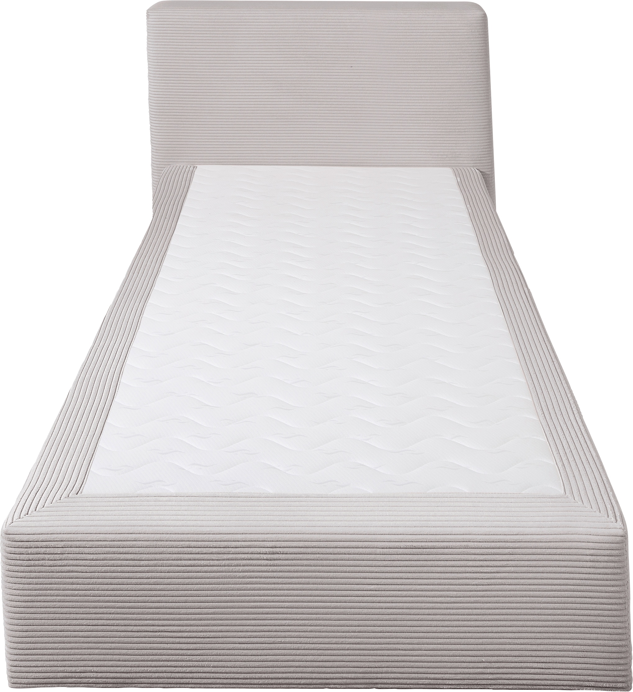 Home affaire Boxspringbett »Åby« In Cord Bezug, wahlweise mit und ohne Matrazte erhältlich