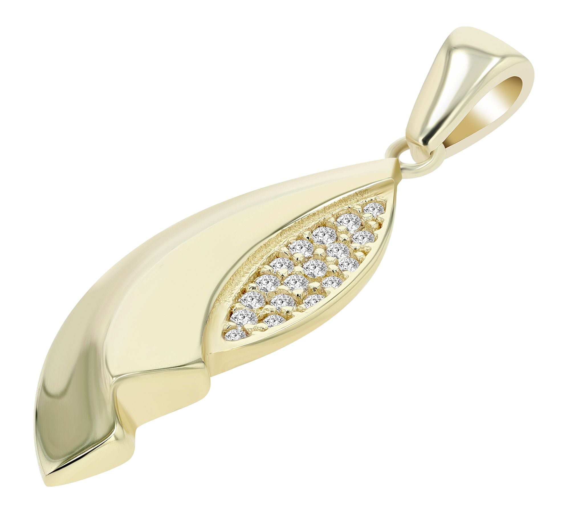 Adelia´s Kettenanhänger »Damen Anhänger aus 333 Gold mit Zirkonia«