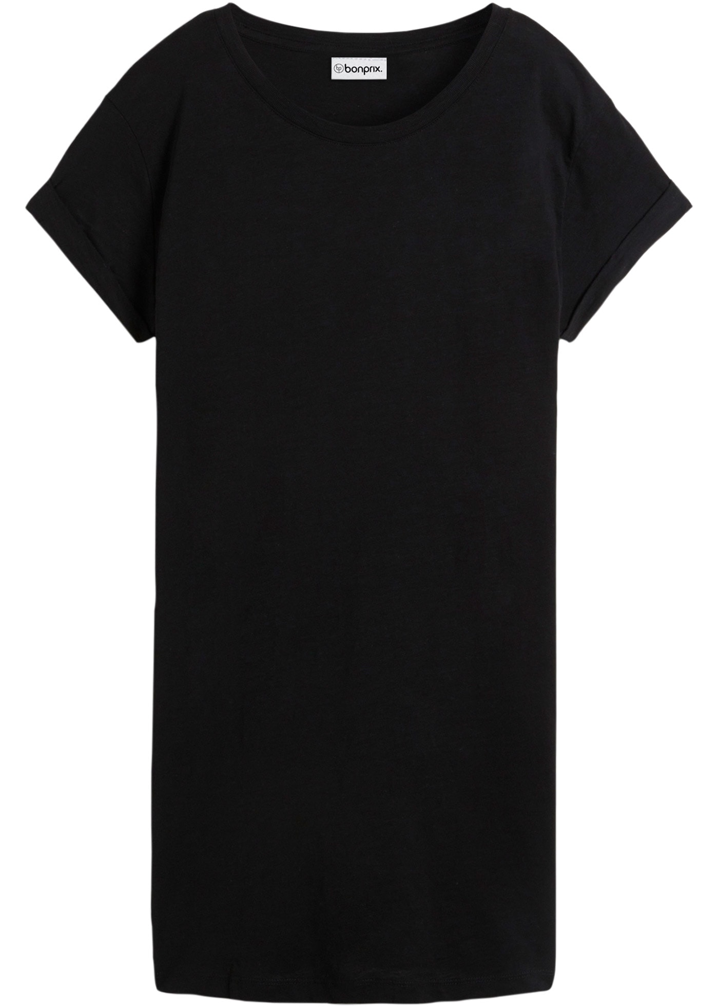 bonprix Longshirt bequeme Passform, lang, aus reiner Baumwolle