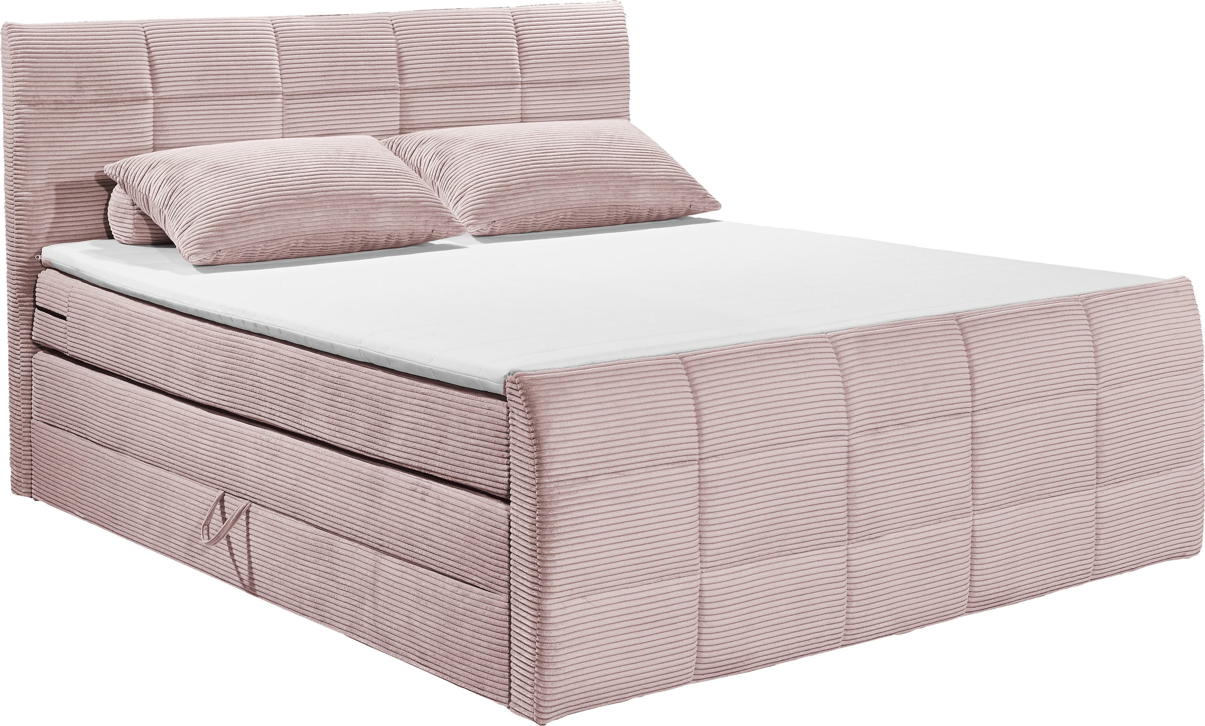 ED EXCITING DESIGN Boxspringbett »Bolivia«, harte Seite mit Kokosmatte, weiche Seite mit Filzabdeckung