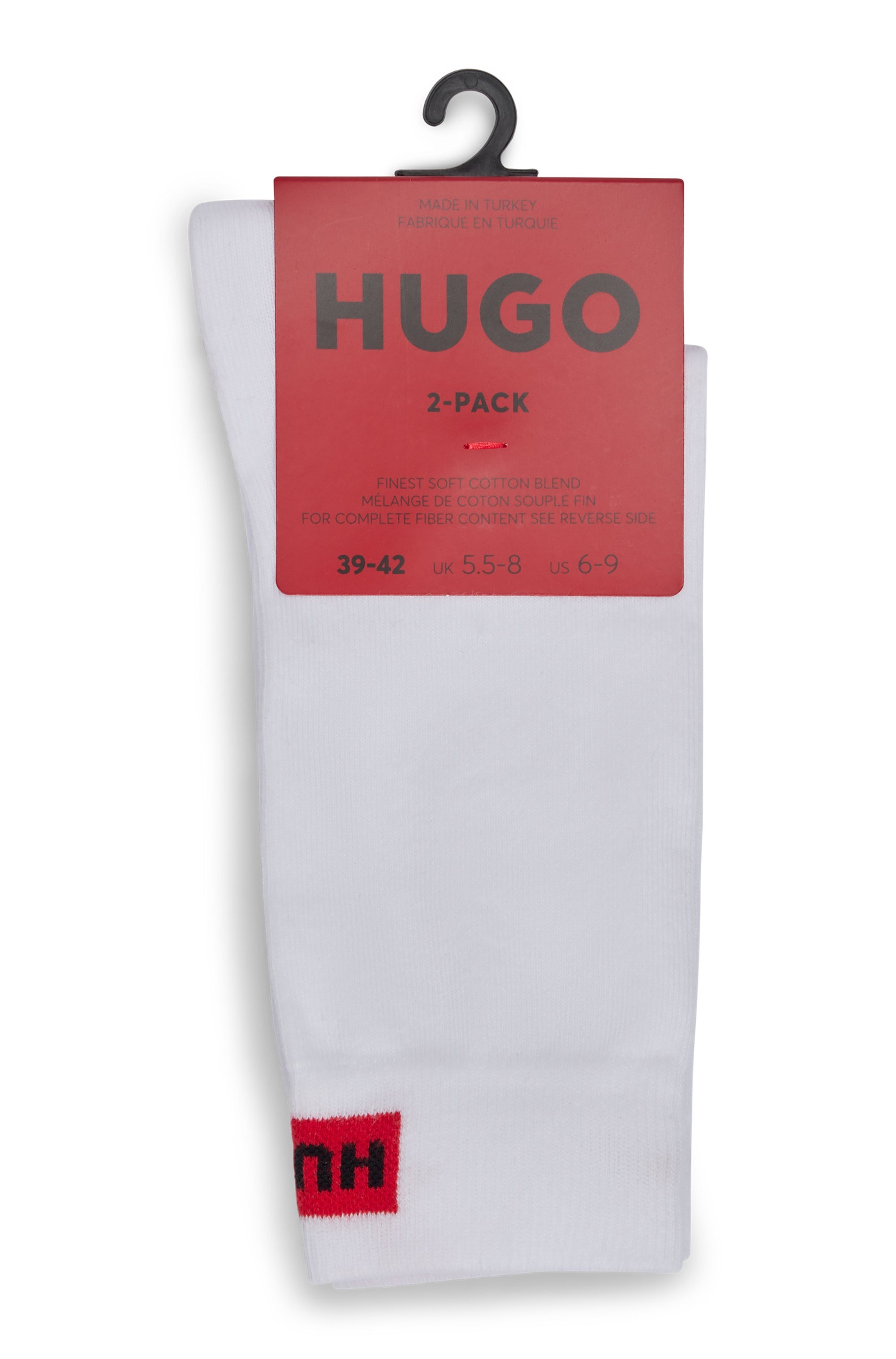 HUGO Businesssocken »2P RS LABEL CC W«, (Packung, 2 Paar, 2er)