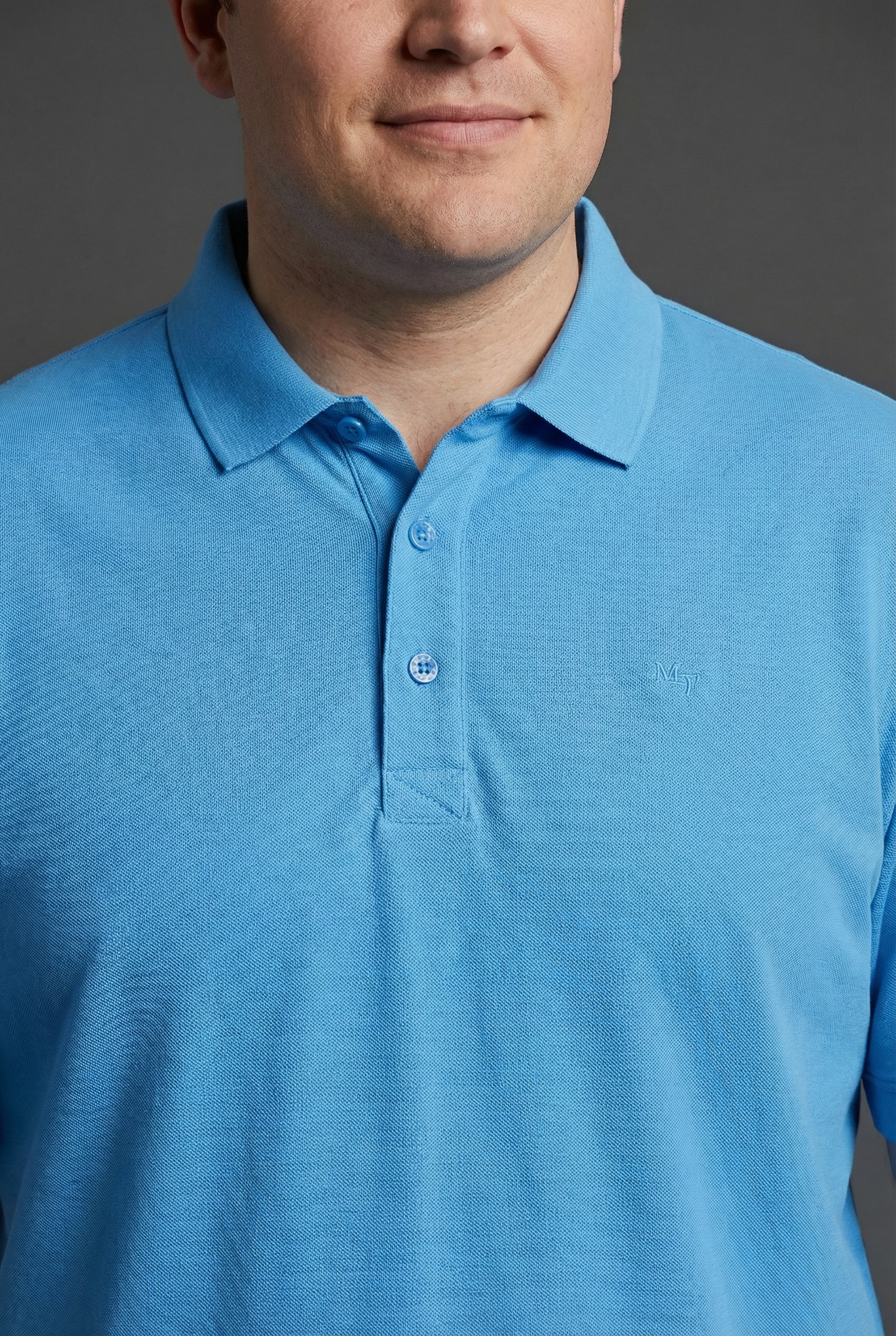 Man's World Plus Poloshirt »auch in Grosse Größen bis Gr. 7XL Bauch-Fit« Regular Fit Passform, Kurzarm, unifarben, aus Piqué-Material
