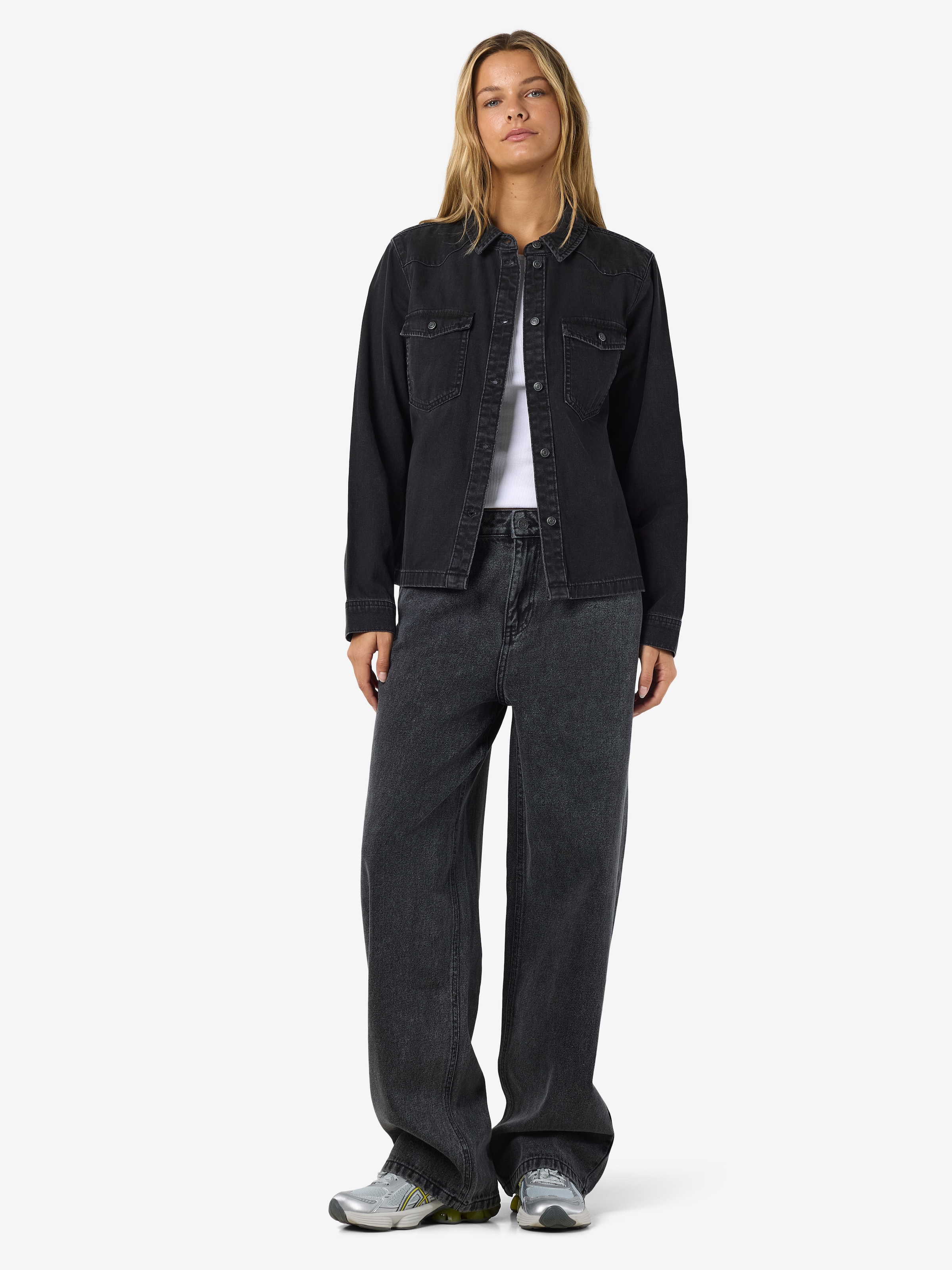 Noisy may Jeansbluse »NMNEW SIGNE L/S DENIM SHIRT VI001BL NOOS«