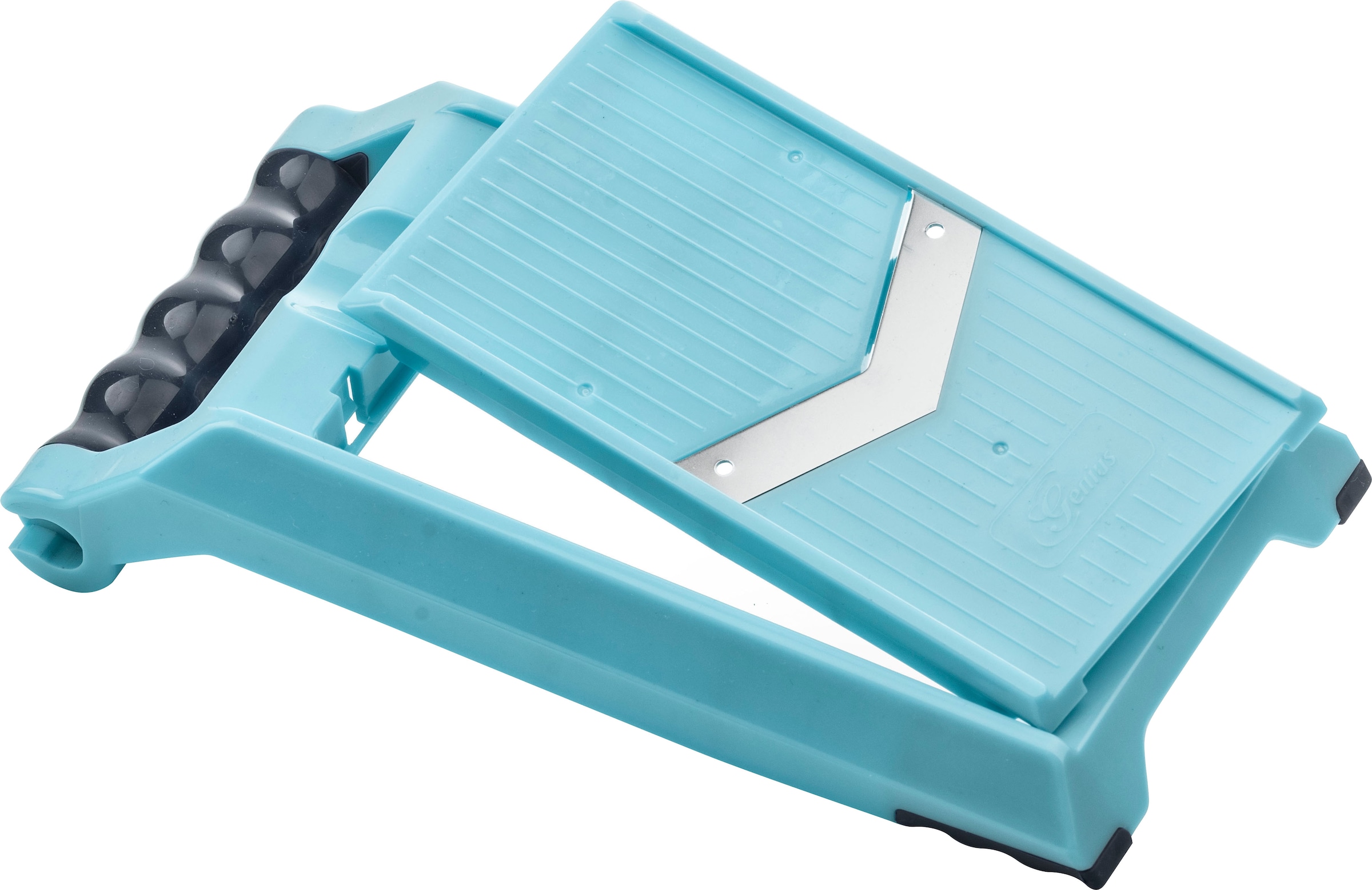 Genius Gemüseschneider »Nicer Dicer Chef, Set 15-tlg., schneiden/reiben, alles mit einem Gerät« f. Würfel, Stifte, Scheiben, Streifen, Juliettis, Spiralen u. Julienne