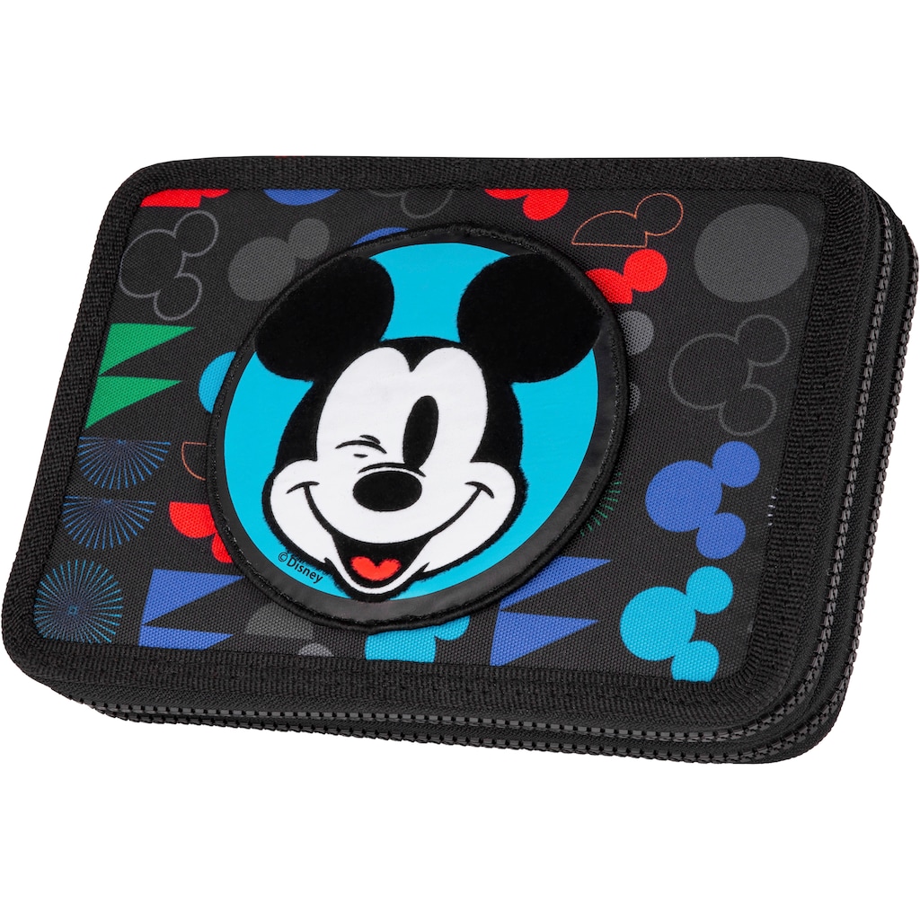 CoolPack Federmäppchen »Etui XL, Disney, Mickey Mouse, mit 2 Reißverschlüssen«