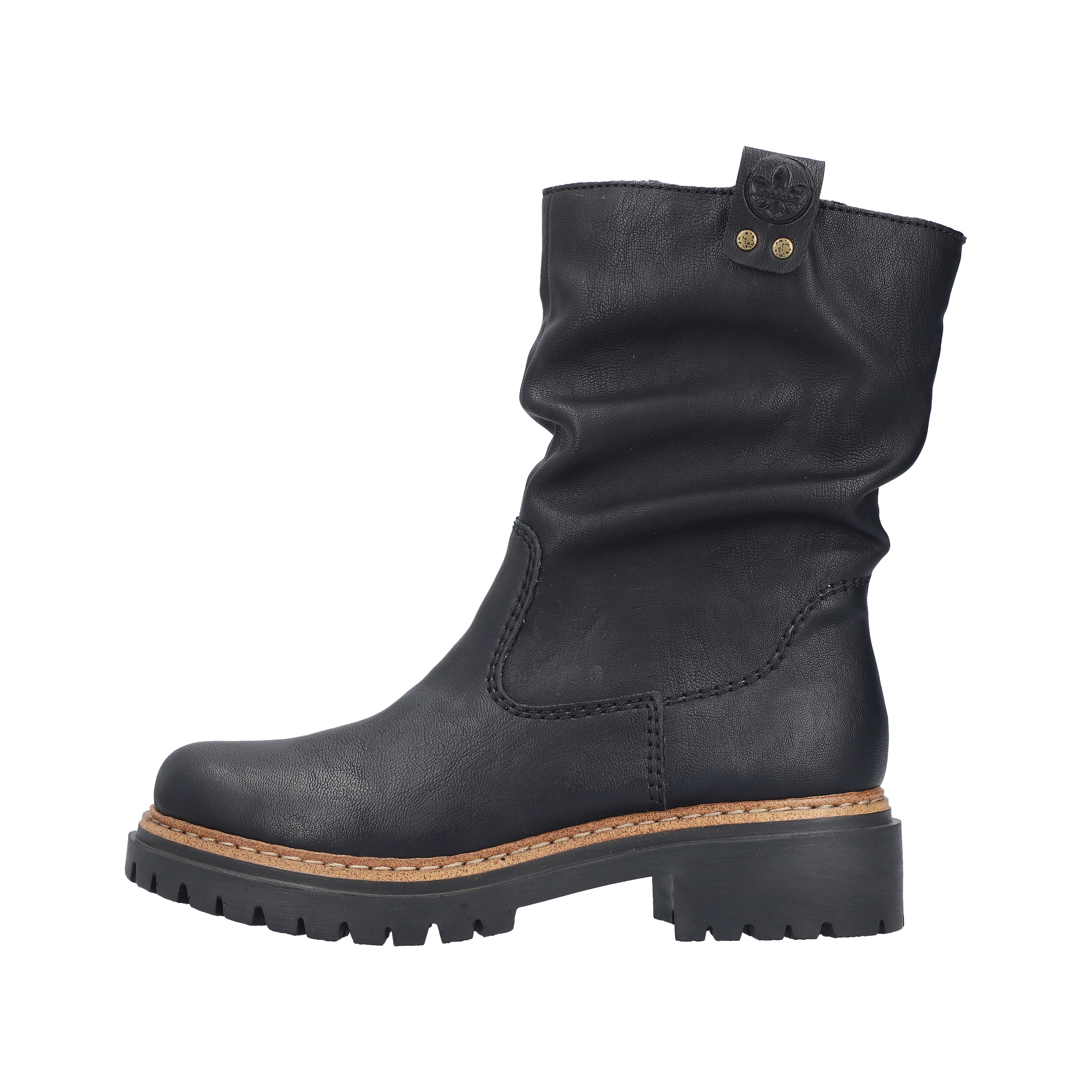 Rieker Winterstiefelette  Boots mit Innenreißverschluss und Profilsohle