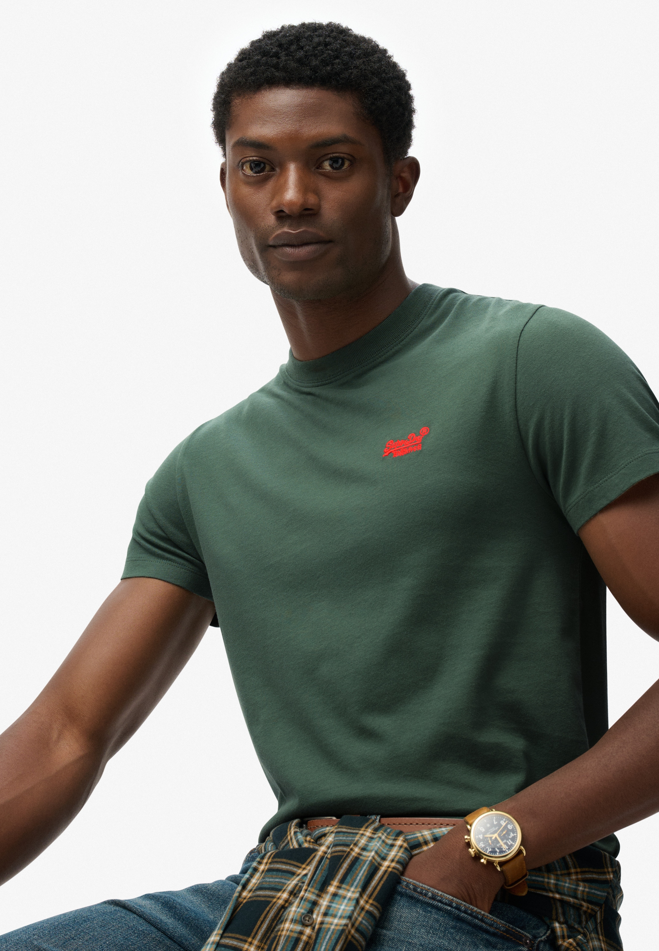 Superdry Rundhalsshirt »ESSENTIAL LOGO EMB TEE«