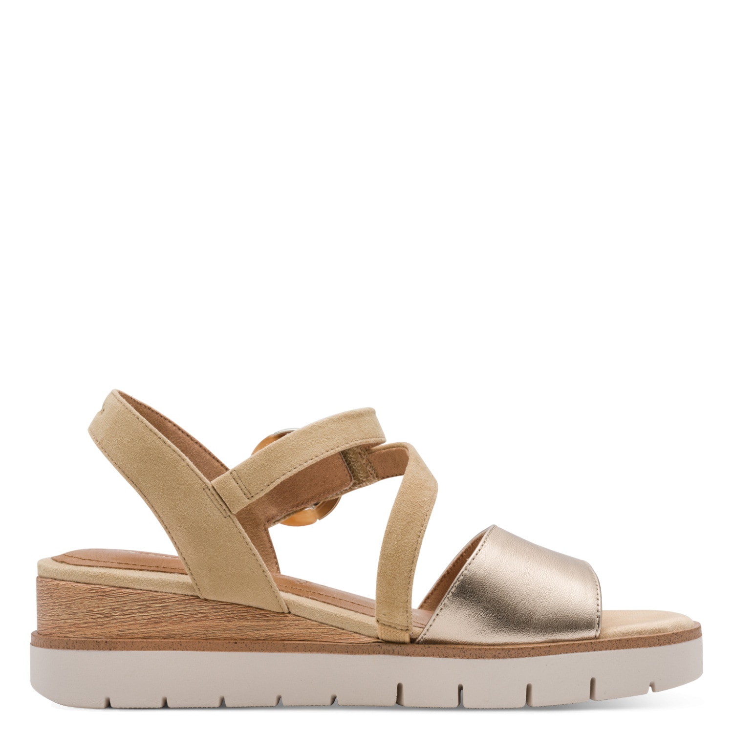 Tamaris Keilsandalette  , Plateau, Riemchensandale, Sommerschuh mit verstellbarer Schnalle