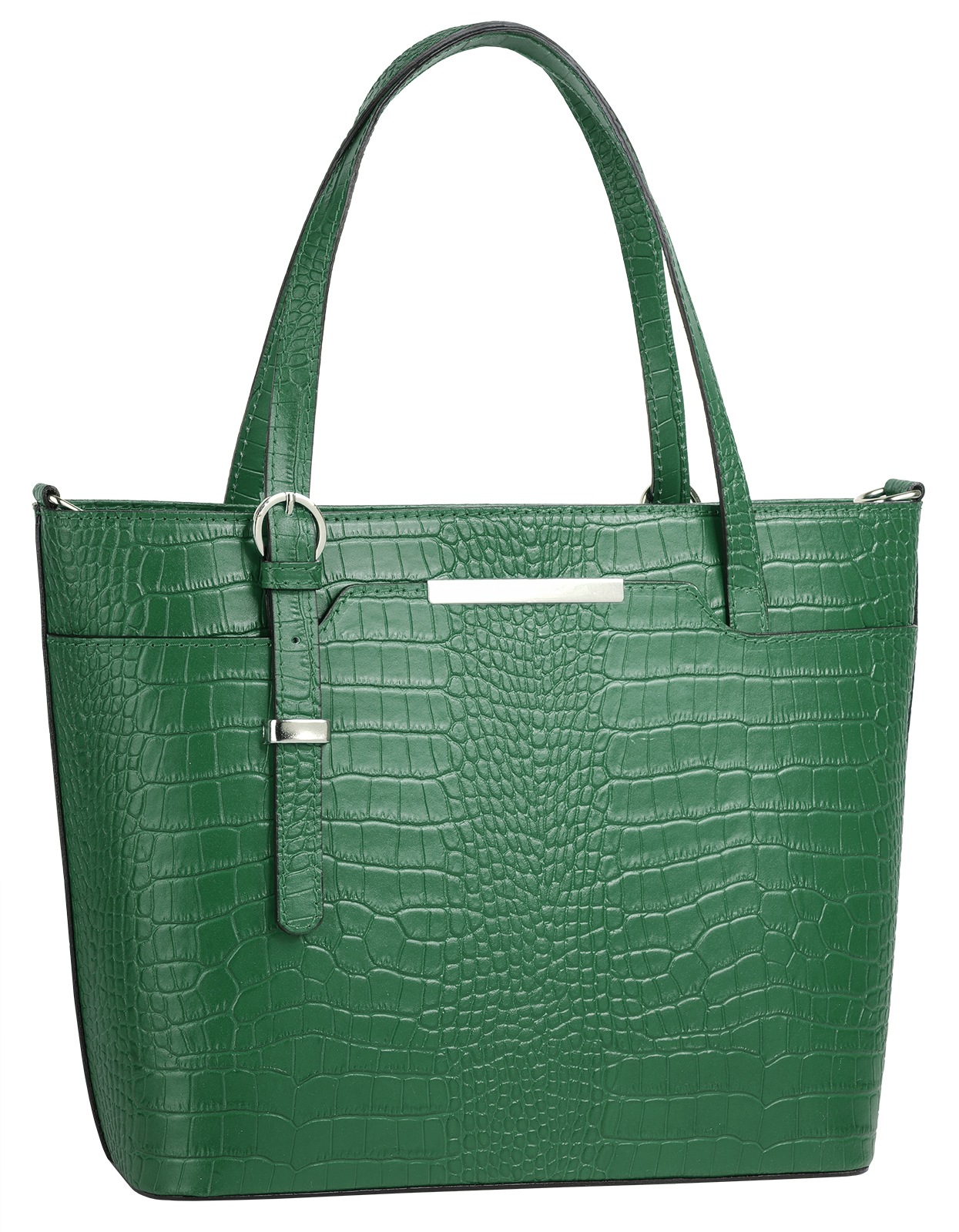 Cluty Henkeltasche echt Leder, Made in Italy