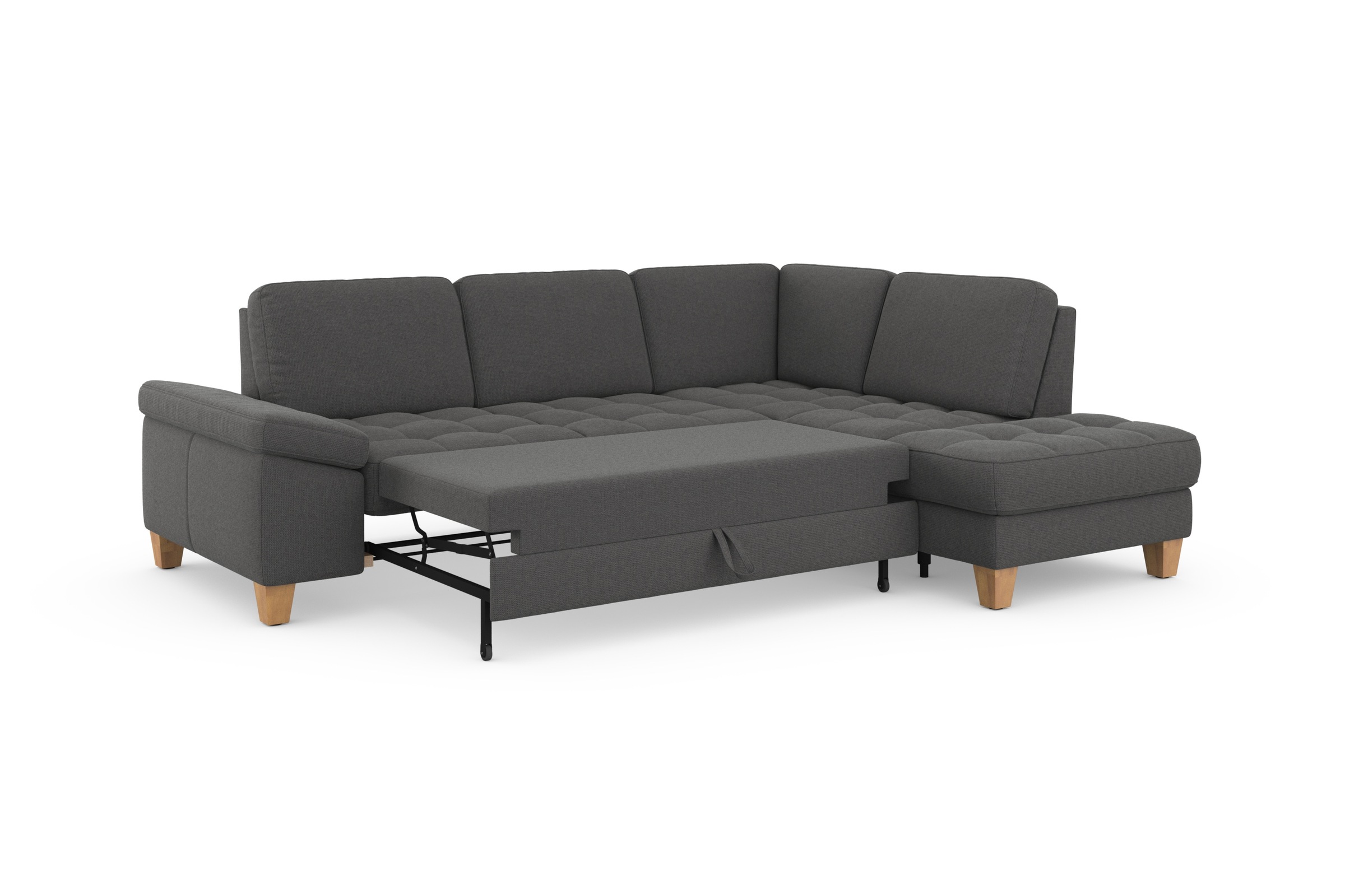 sit&more Ecksofa »Westham L-Form«, mit Ottomane, mit oder ohne Bettfunktion, Bettkasten, Verstellung