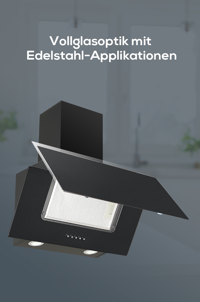 Hanseatic Kopffreihaube »HFSA1MB6« Die matte Optik sorgt für ein elegantes und modernes Aussehen