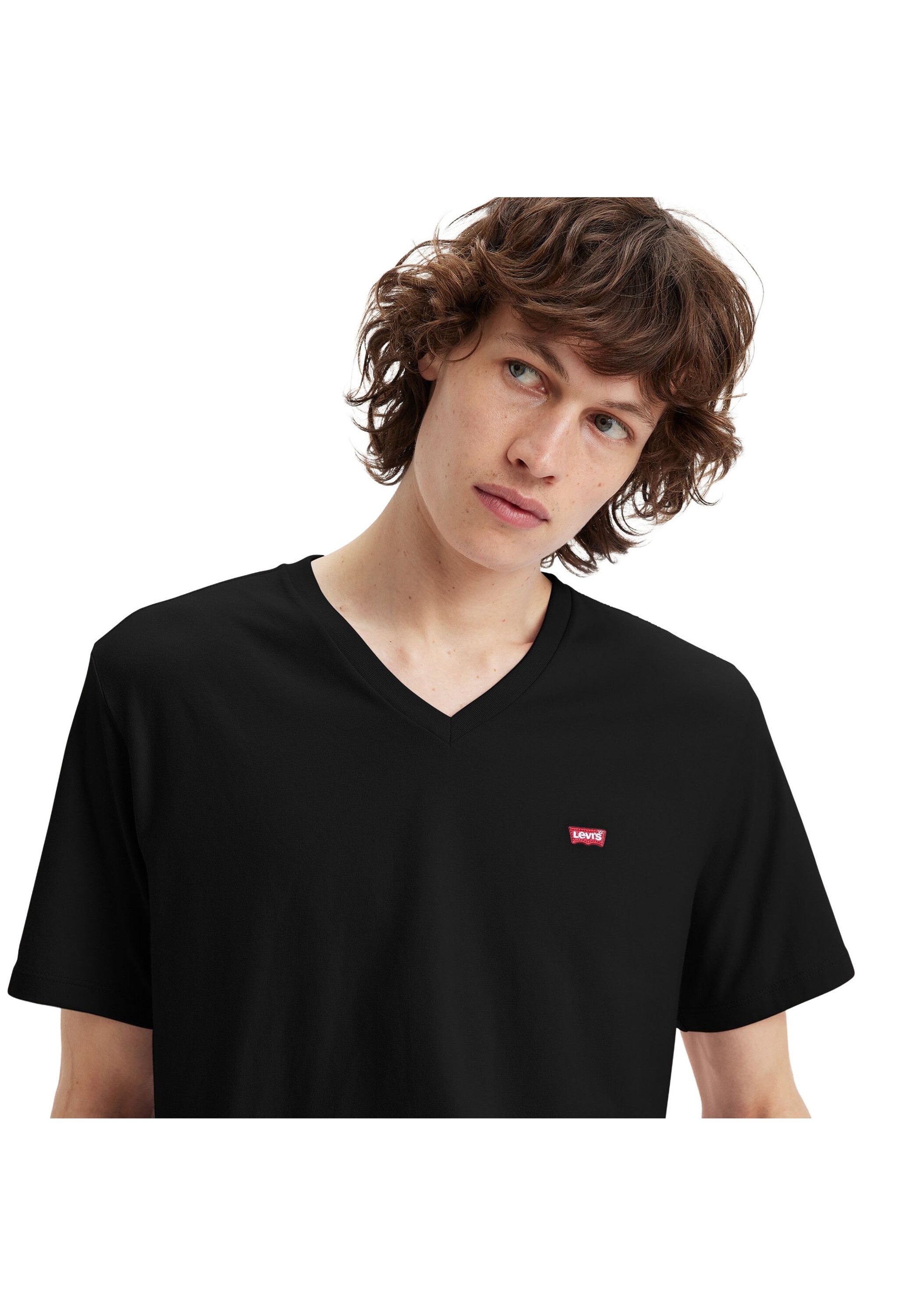 Levi's® T-Shirt »T-Shirt ORIGINAL HM VNECK 2P 2er Pack« 2