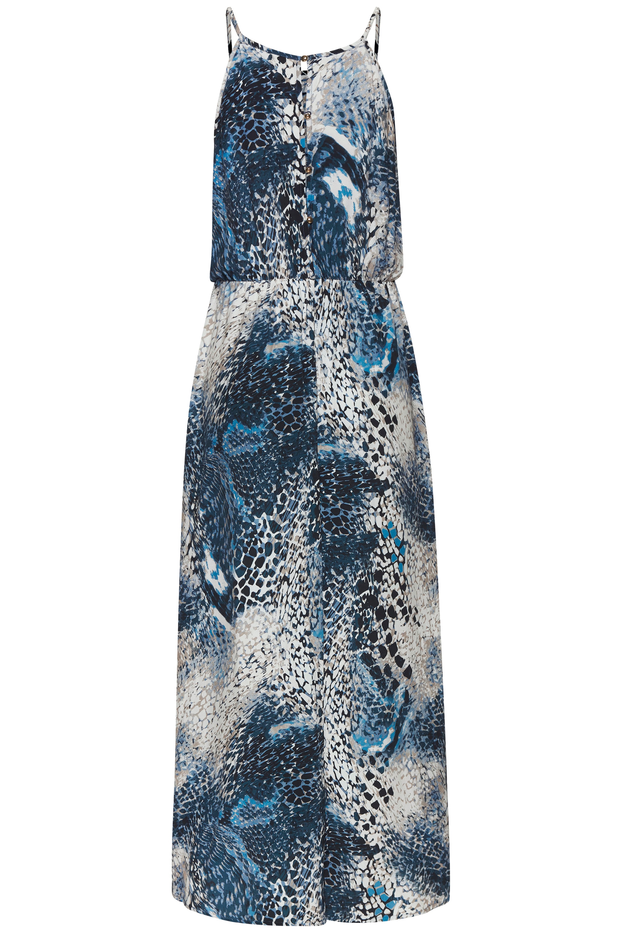 LASCANA Maxikleid, mit Alloverprint, leichtes Sommerkleid, fließendes Strandkleid