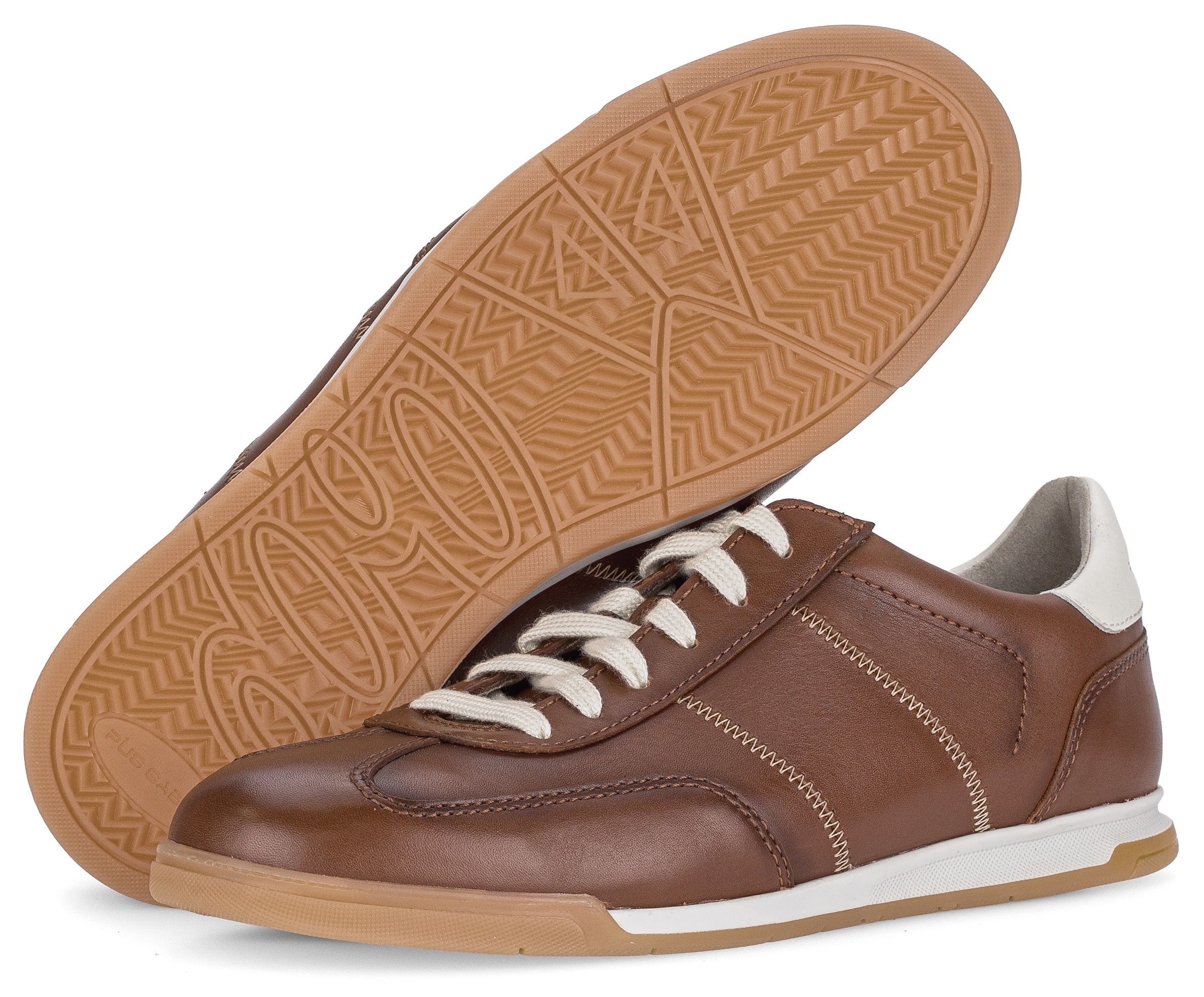 Pius Gabor Sneaker  , Freizeitschuh, Komfortschuh, Schnürschuh mit Kontrastnähten, G-Weite