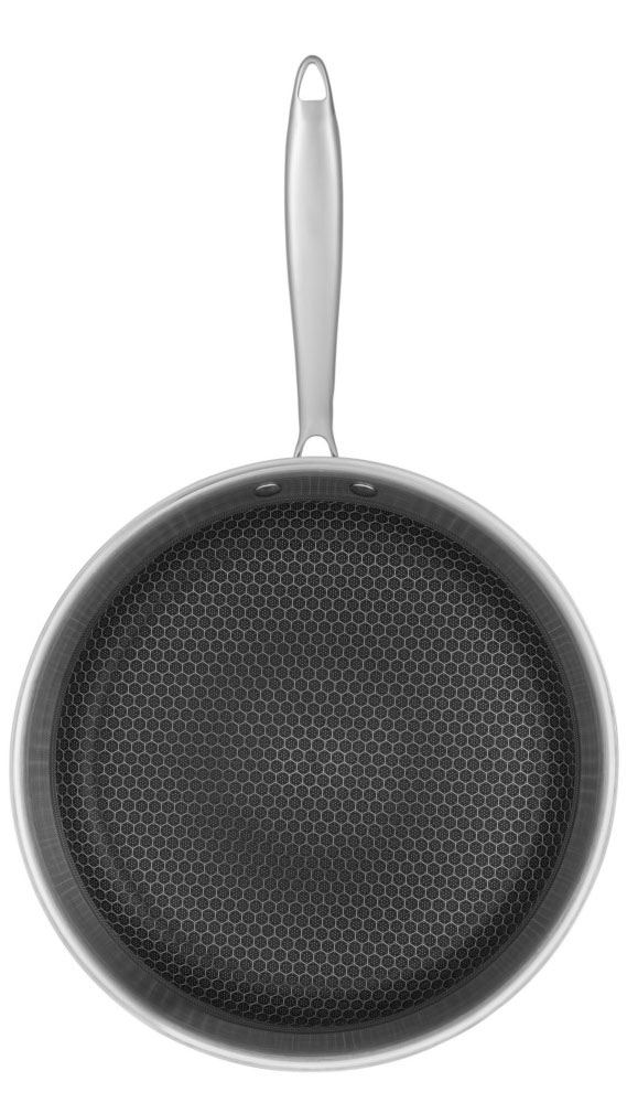 RESTO Kitchenware Bratpfanne »Achird Pfanne aus Tri-Ply (Edelstahl + Aluminium + Edelstahl) ofenfest«, Edelstahl 18/10, (1 tlg.), Die 3-schichtige Basis ermöglicht eine Energieeinsparung von 25%