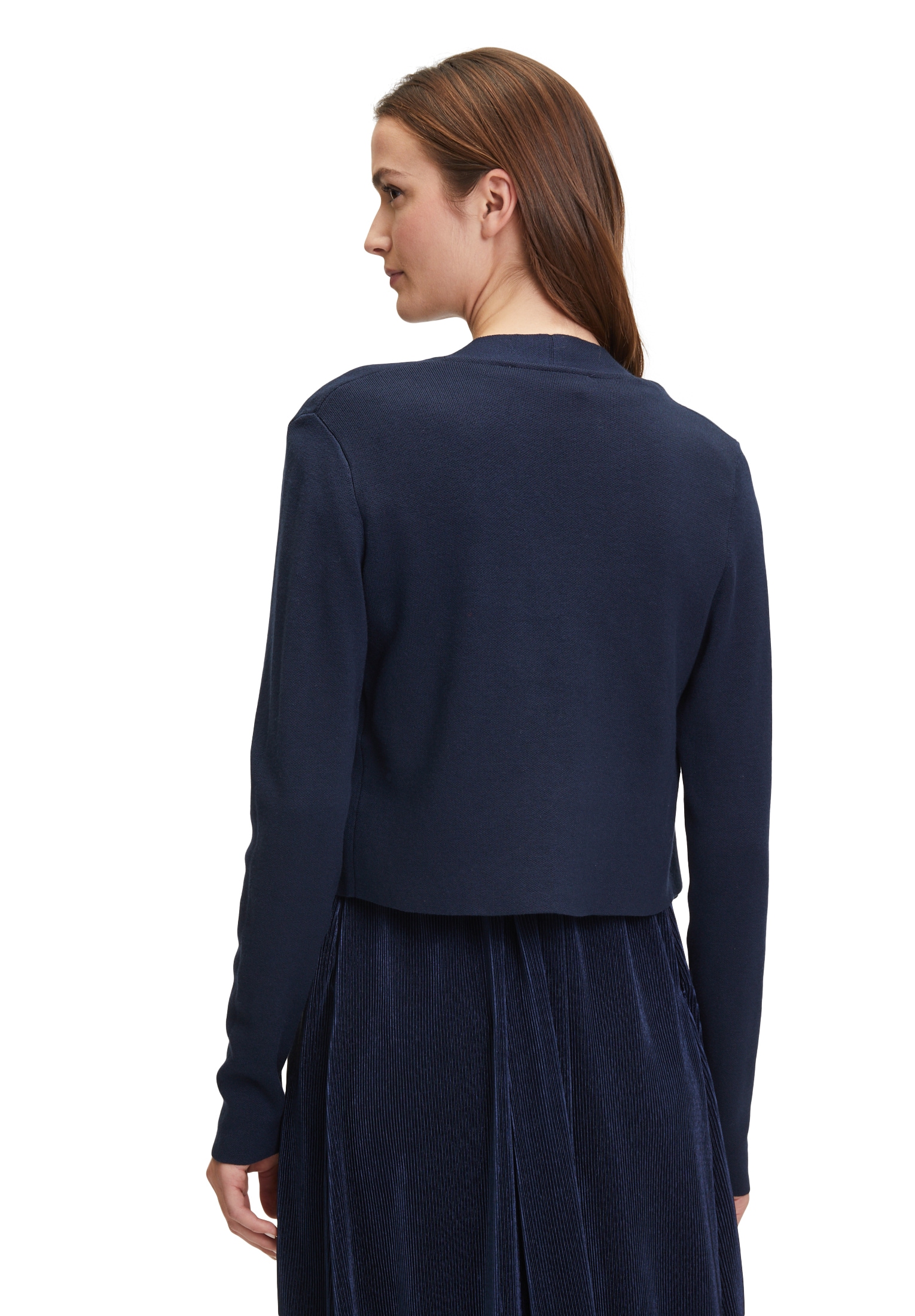 Betty&Co Strickjacke »Feinstrickjacke ohne Verschluss«