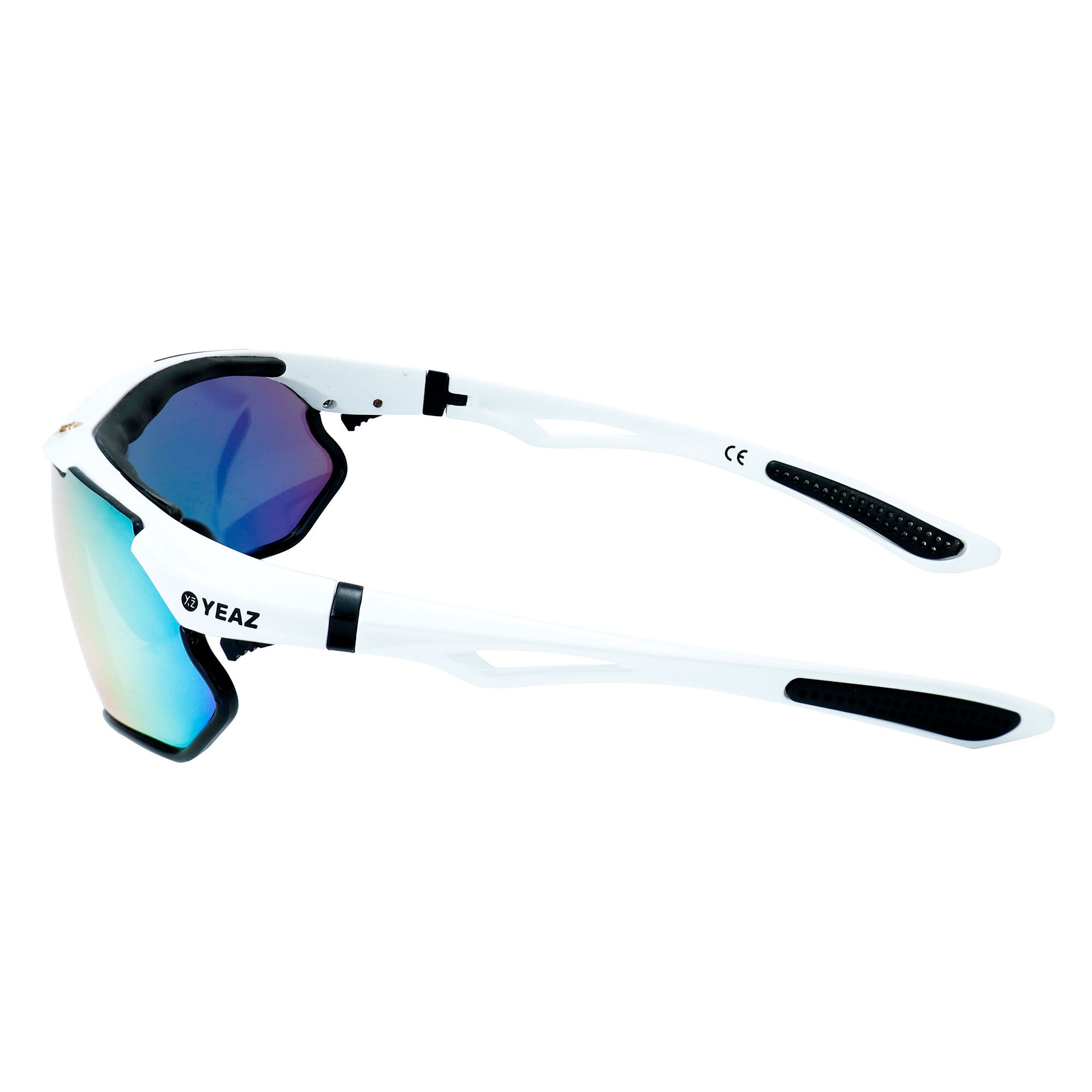 YEAZ Sportbrille »Sport-Sonnenbrille weiß/schwarz/rot SUNRAY«