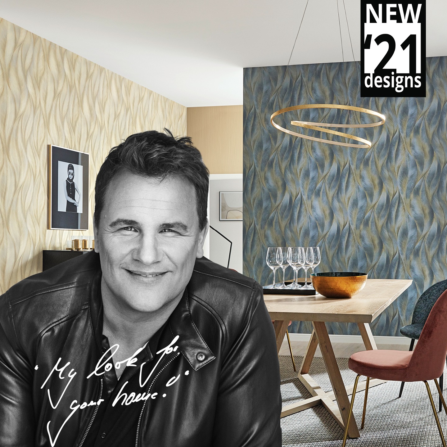 Fashion for walls Vliestapete »Guido Maria Kretschmer - Fashion for Walls«, GMK, Floral