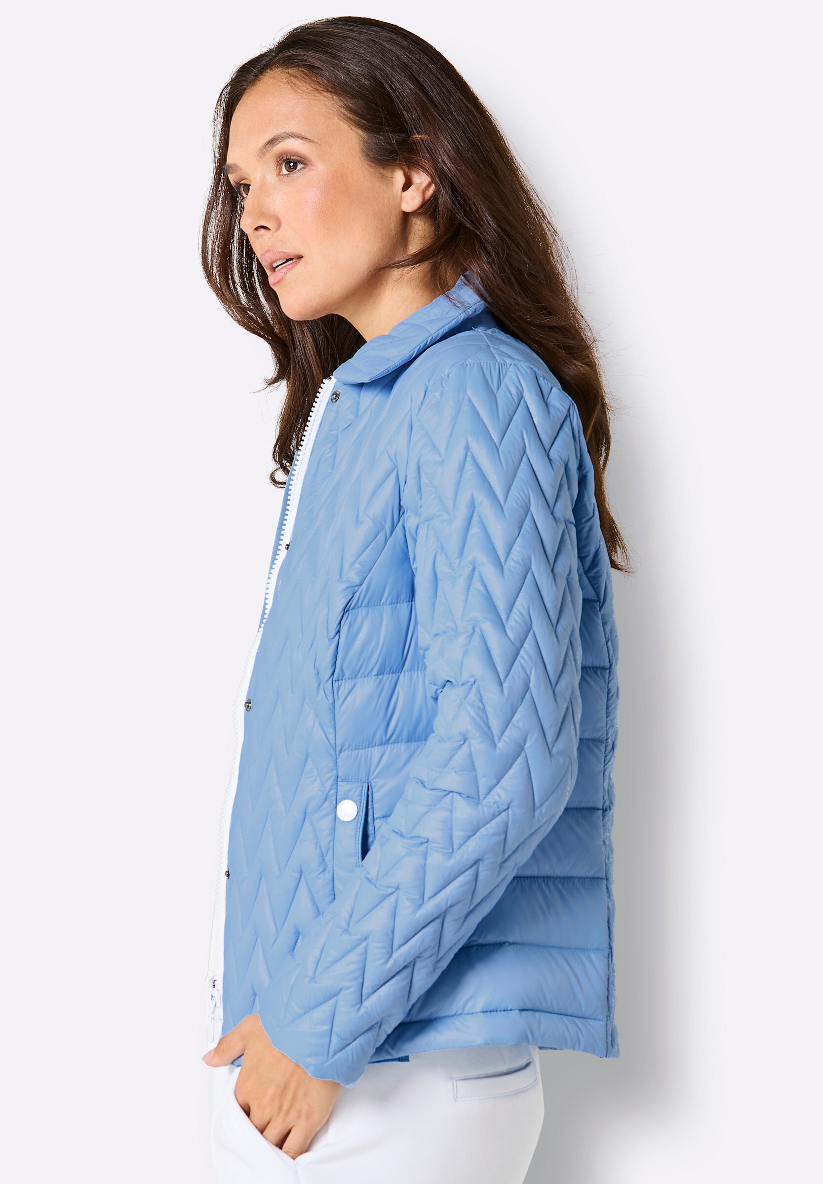 creation L Daunenjacke »Daunen-Steppjacke Leichtdaunenjacke mit schmückenden Accessoires« keine Angabe