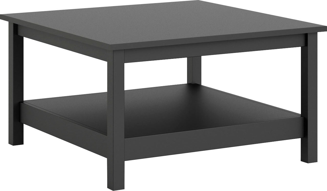Home affaire Couchtisch »Madrid, Beistelltisch, Sofatisch, Kaffeetisch, Wohnzimmertisch«, Coffee Table mit zusätzlicher Ablage, Maße B/T/H 81 x 81 x 45 cm