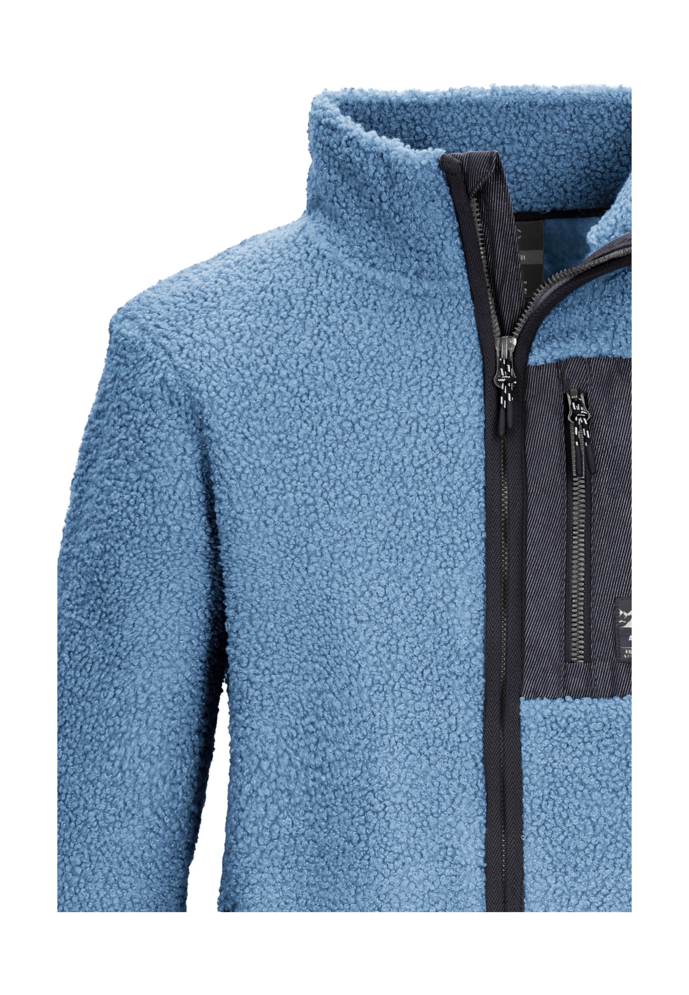 Killtec Fleecejacke »KOW 140 GRLS FLC JCKT« Weiche Sherpa-Fleecejacke mit Kinnschutz und Stauraum