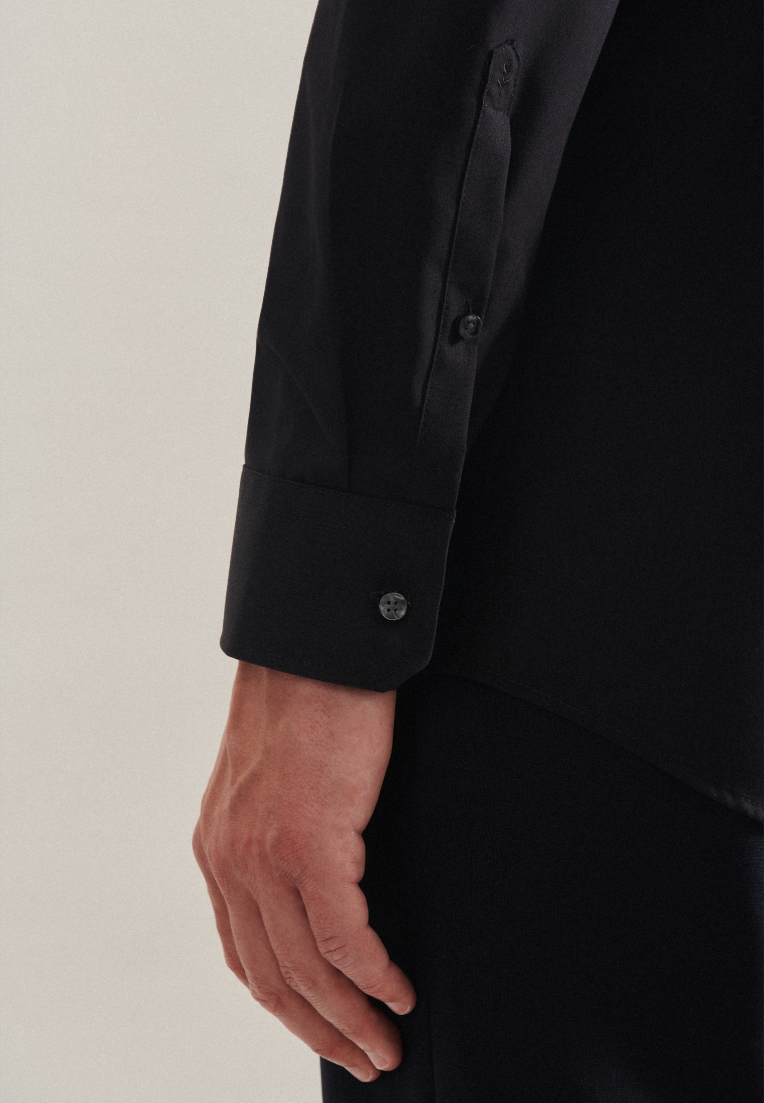 seidensticker Businesshemd »Schwarze Rose«, Regular Kentkragen Uni